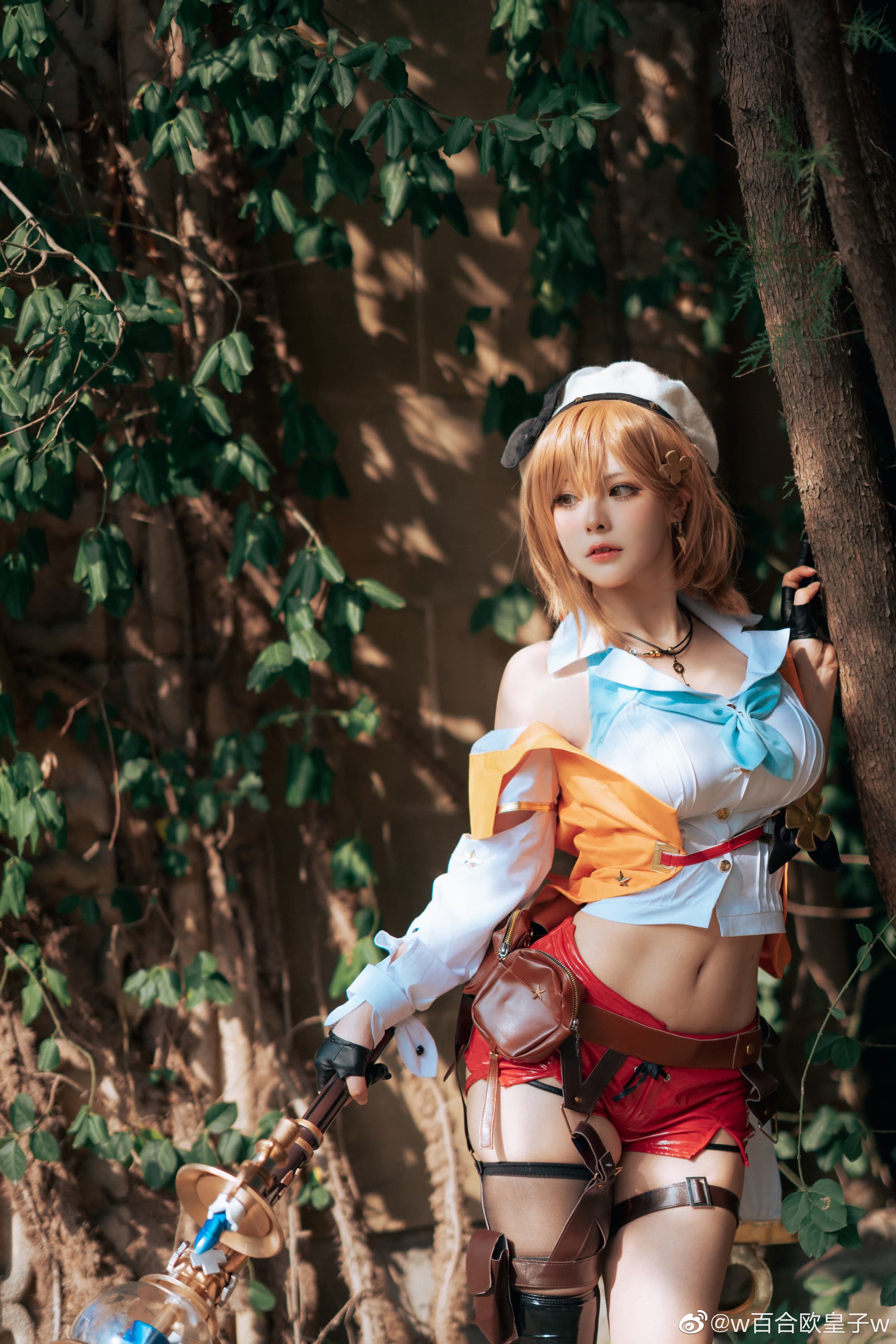 【COS】我有预感！这次也会成为真正的冒险！ 碧蓝航线莱莎联动@w百合欧皇子w COSPLAY-第1张