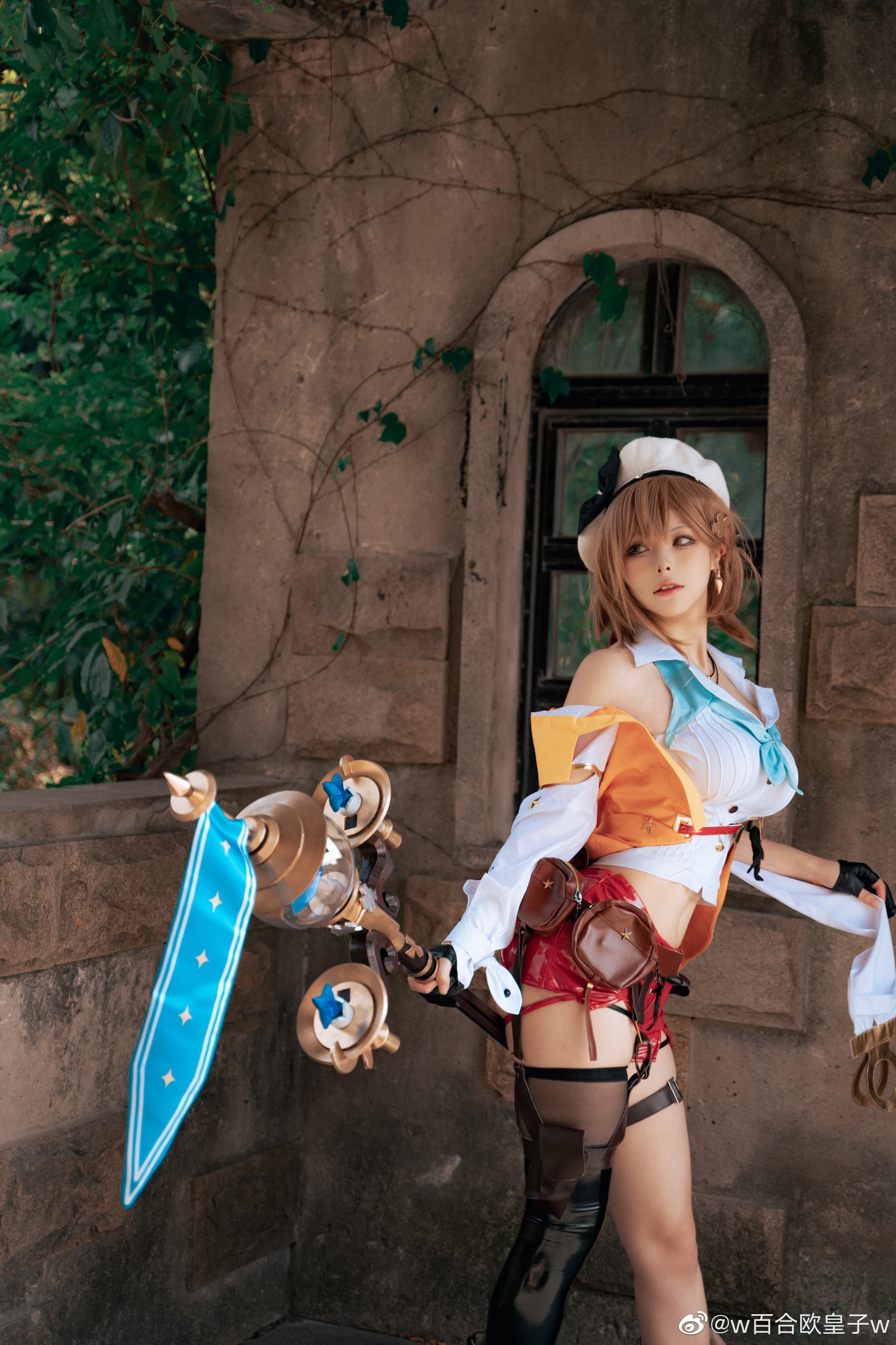 【COS】我有预感！这次也会成为真正的冒险！ 碧蓝航线莱莎联动@w百合欧皇子w COSPLAY-第2张
