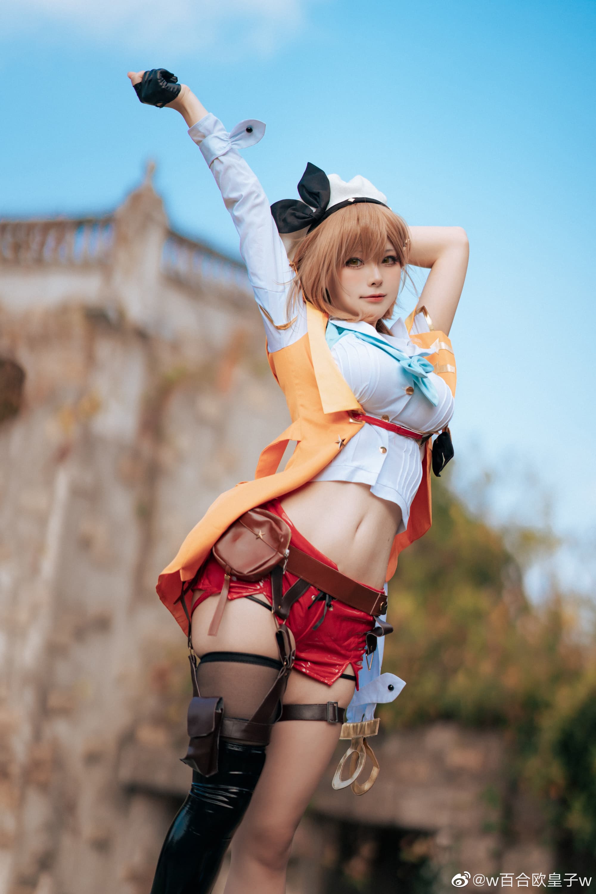 【COS】我有预感！这次也会成为真正的冒险！ 碧蓝航线莱莎联动@w百合欧皇子w COSPLAY-第6张