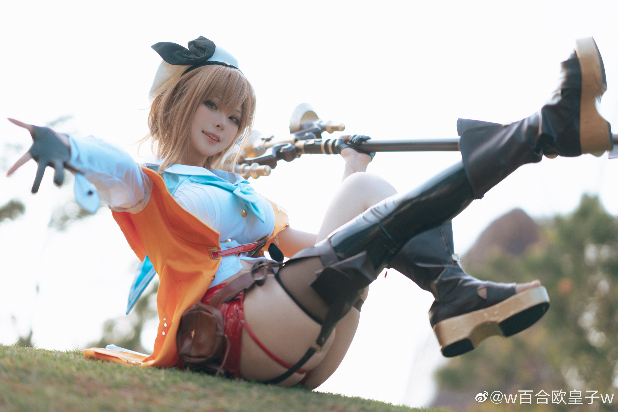 【COS】我有预感！这次也会成为真正的冒险！ 碧蓝航线莱莎联动@w百合欧皇子w COSPLAY-第7张