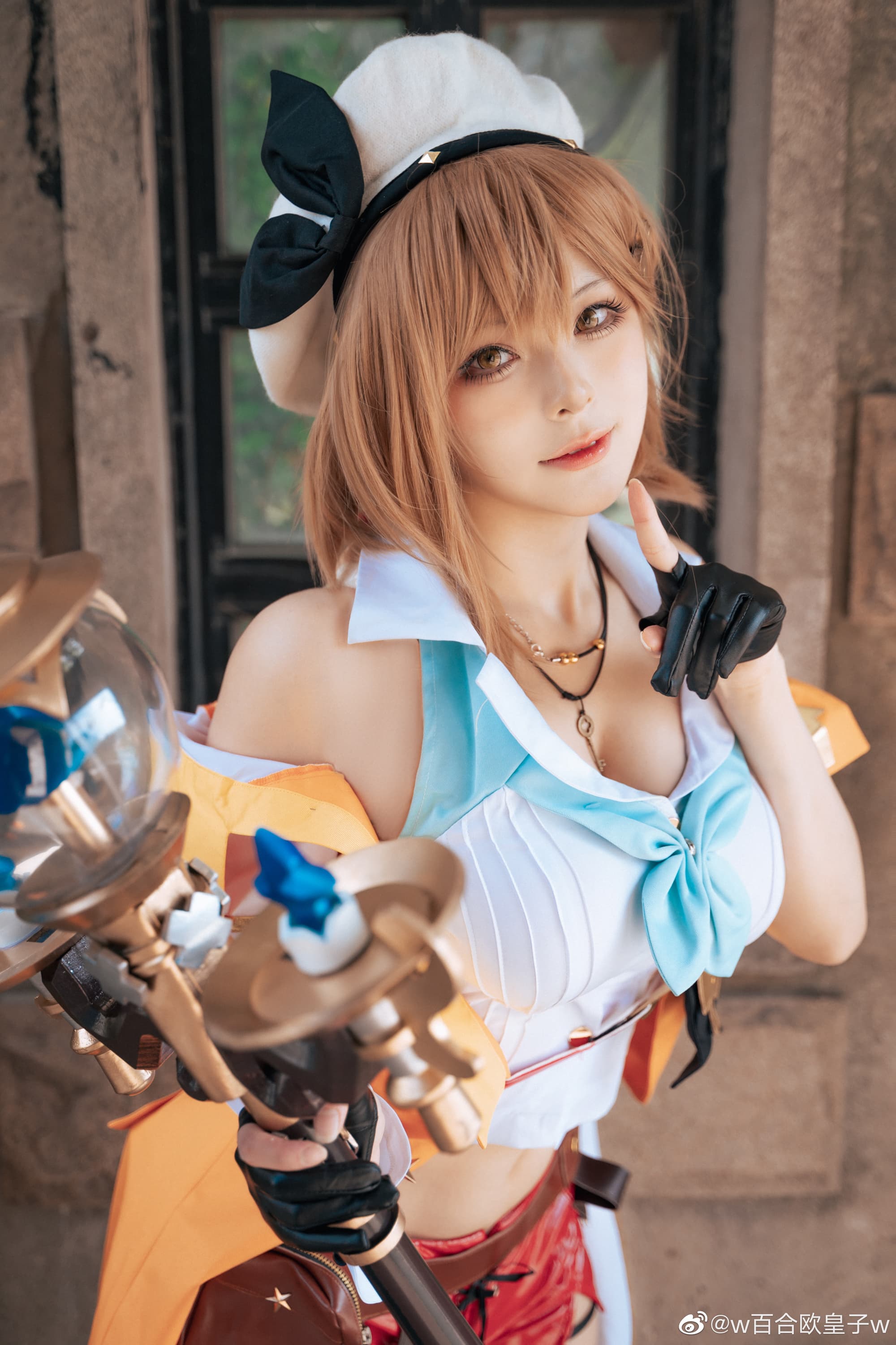 【COS】我有预感！这次也会成为真正的冒险！ 碧蓝航线莱莎联动@w百合欧皇子w COSPLAY-第16张