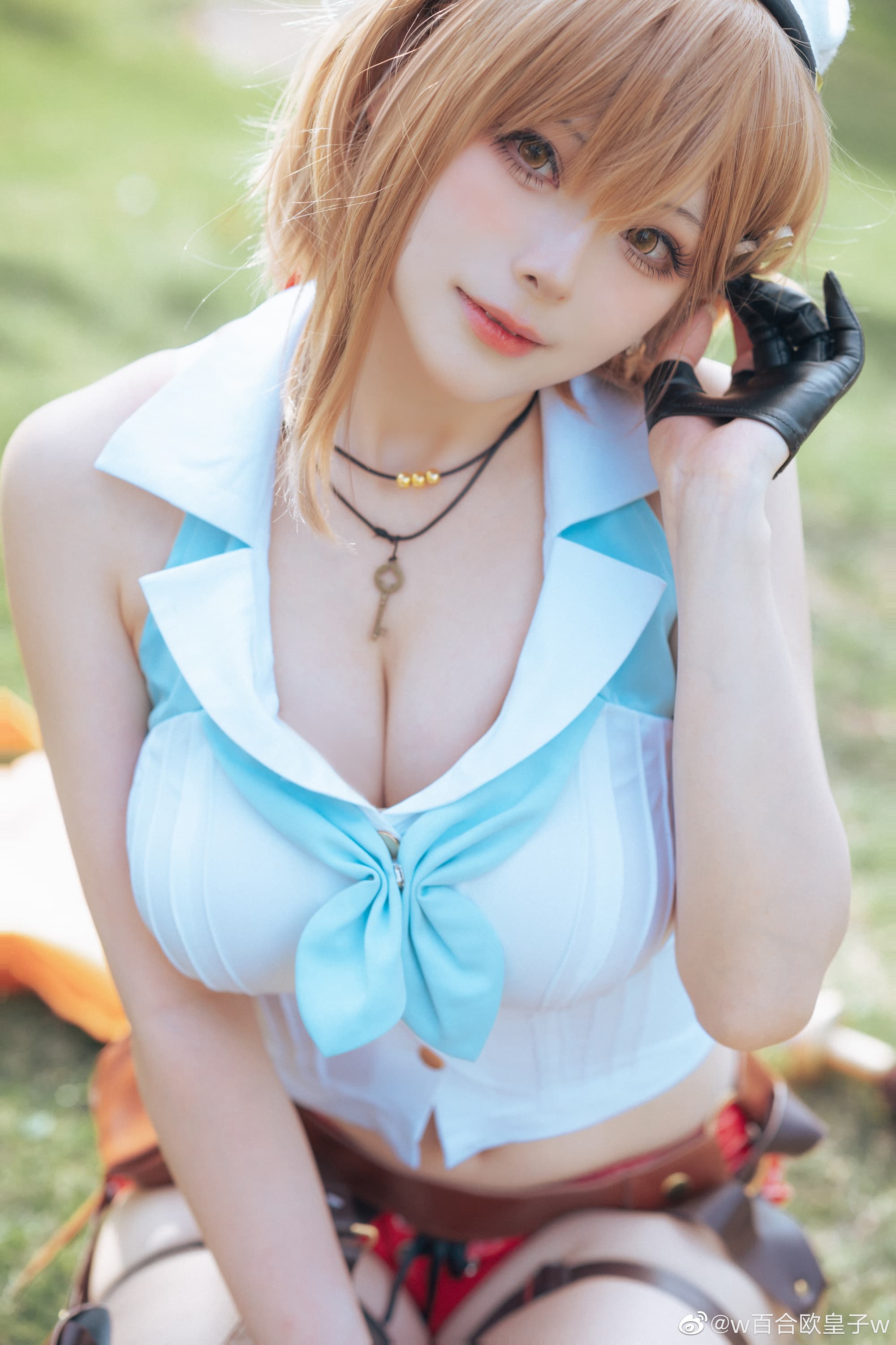 【COS】我有预感！这次也会成为真正的冒险！ 碧蓝航线莱莎联动@w百合欧皇子w COSPLAY-第18张