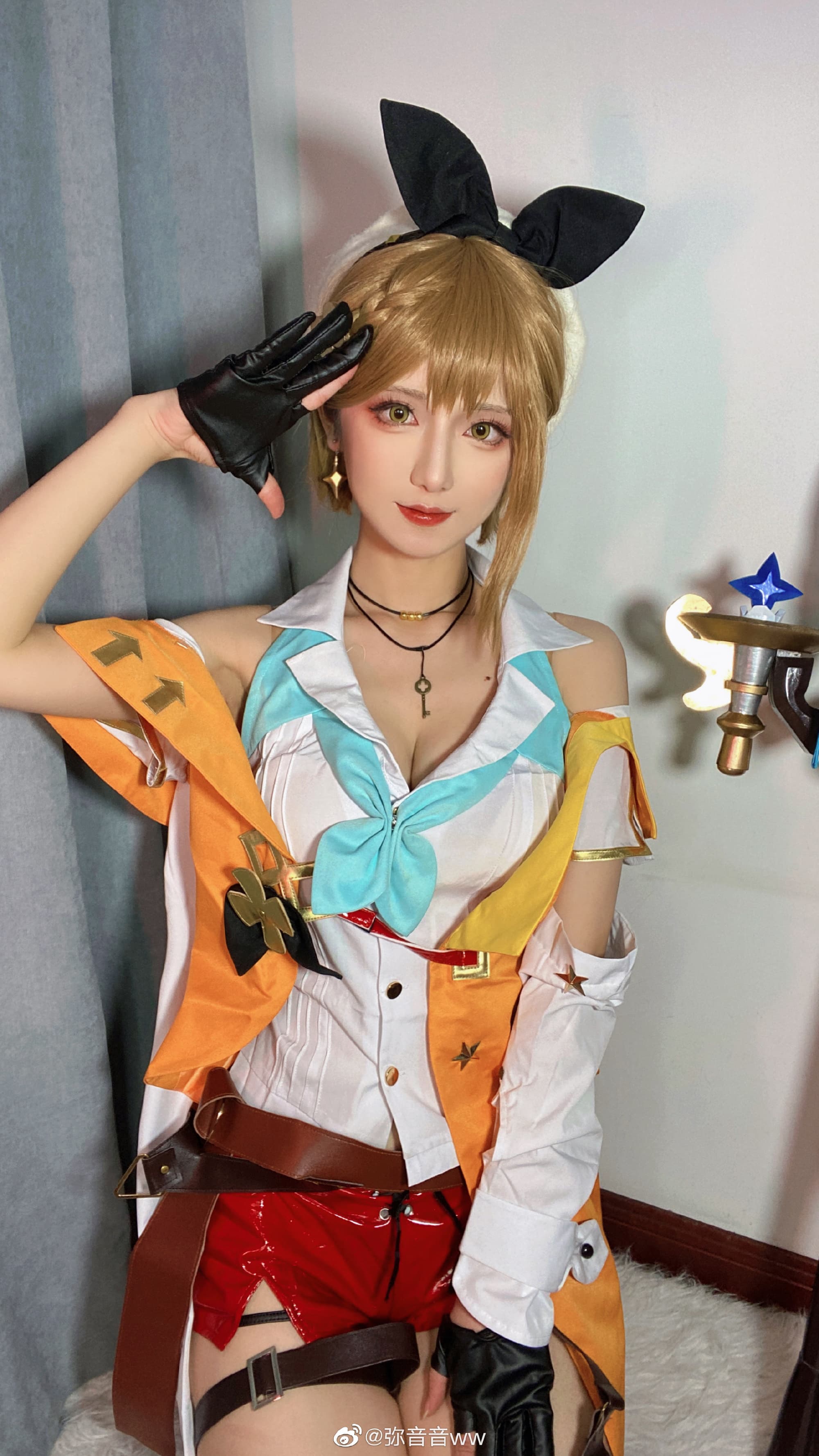 【COS】你好！我是莱莎琳・斯托特。 碧蓝航线莱莎联动 @弥音音ww COSPLAY-第9张