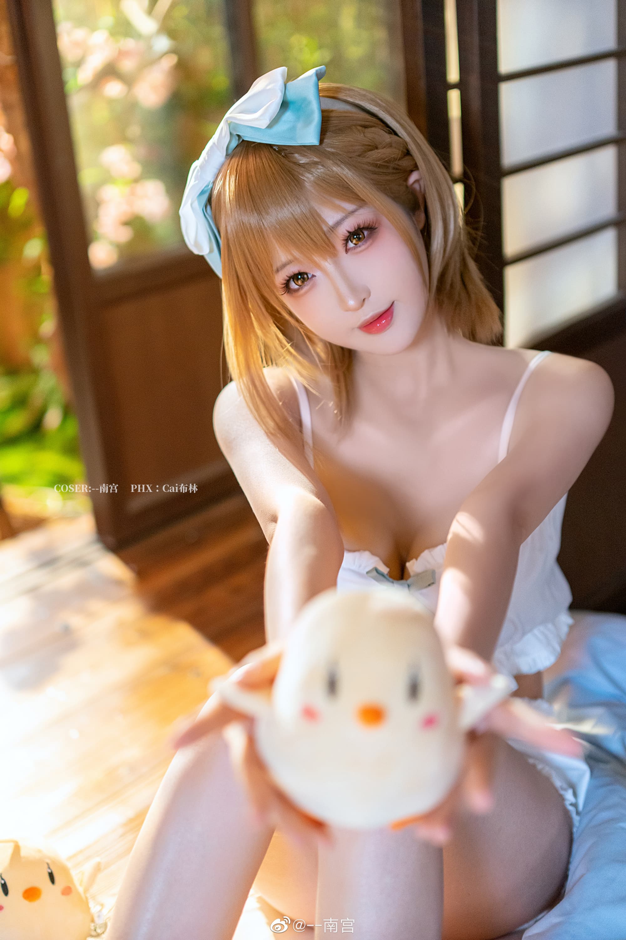指挥官欢迎欢迎！嘻嘻 碧蓝航线莱莎联动@--南宫 COSPLAY-第9张