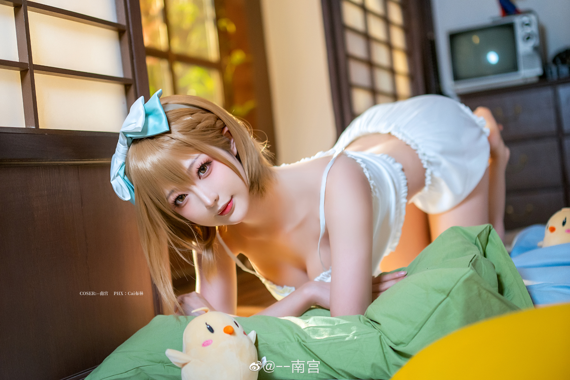 指挥官欢迎欢迎！嘻嘻 碧蓝航线莱莎联动@--南宫 COSPLAY-第15张