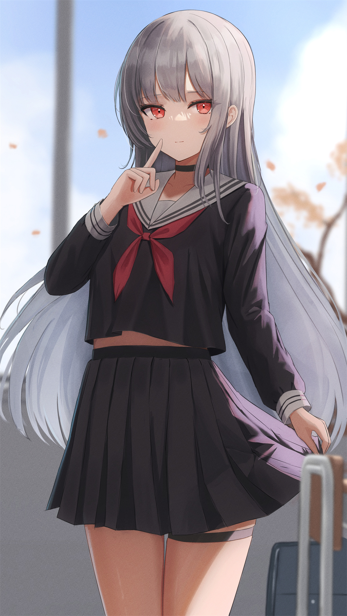 【插画美图】少女前线 咲耶  明日方舟 幽灵鲨 小鲨鱼 赛马娘 今日热榜插画壁纸推荐 P站美图-第9张