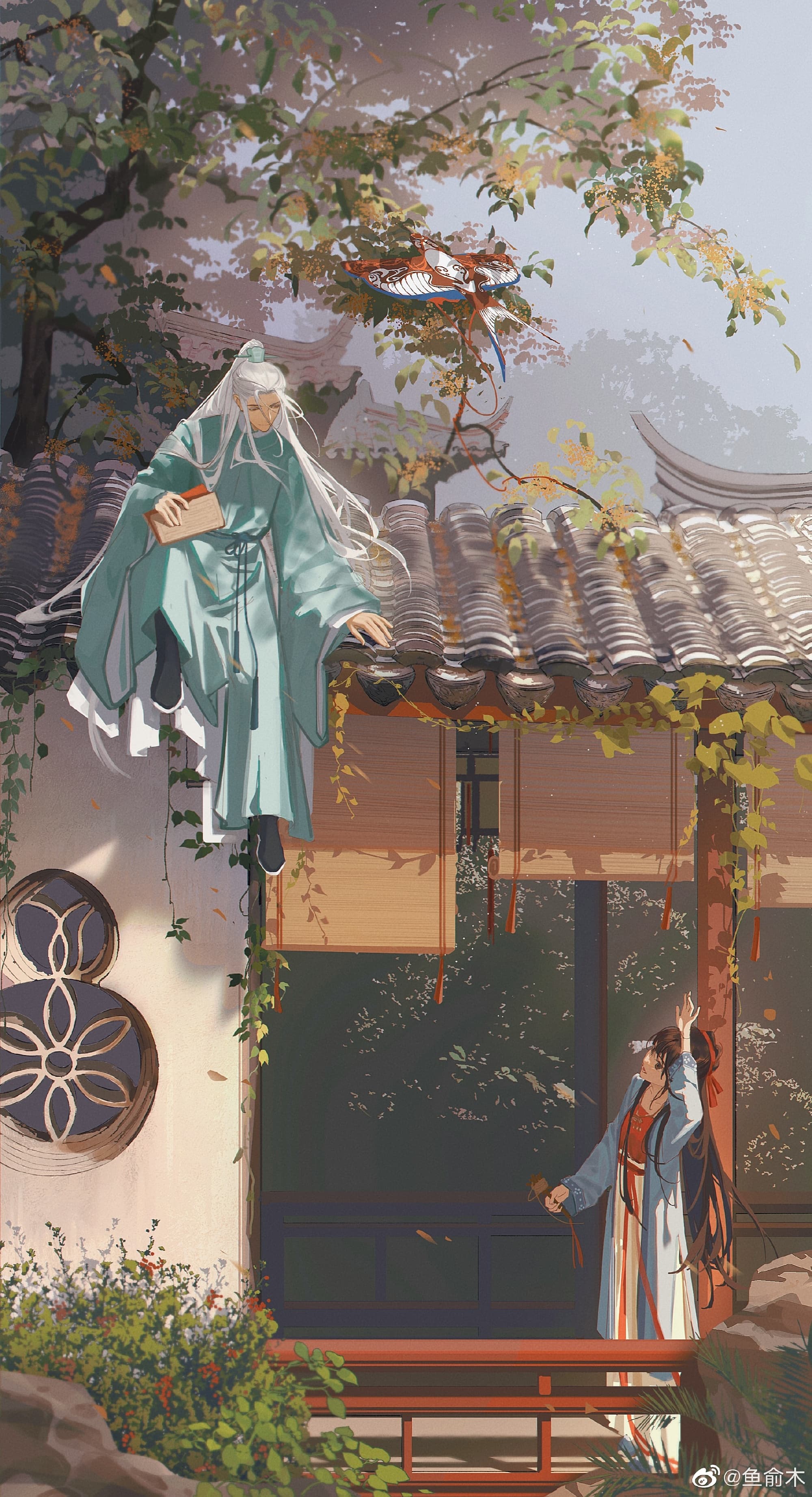 古风原创插画，画师@鱼俞木 插画-第2张