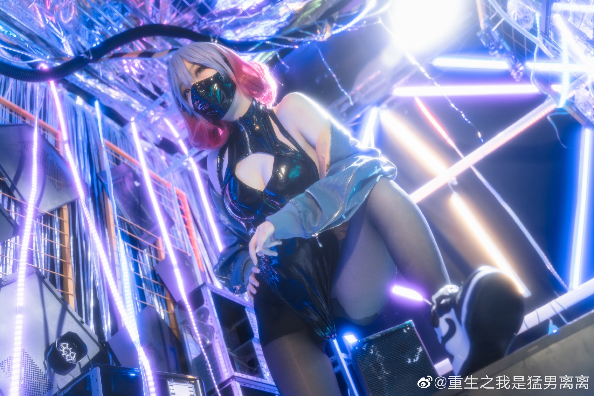 运动鞋x口罩x高开叉·Luna@重生之我是猛男离离 COSPLAY-第7张