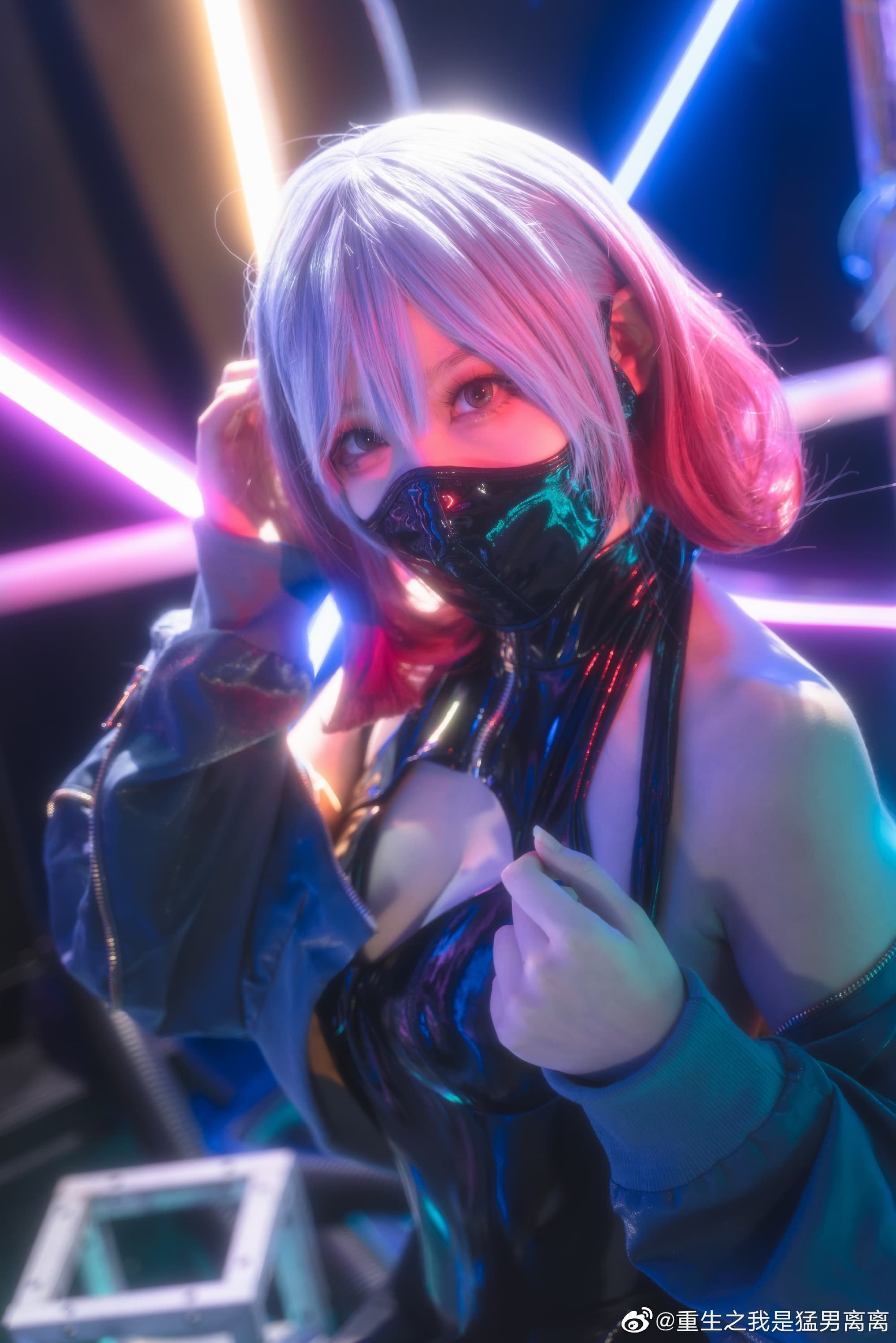 运动鞋x口罩x高开叉·Luna@重生之我是猛男离离 COSPLAY-第9张