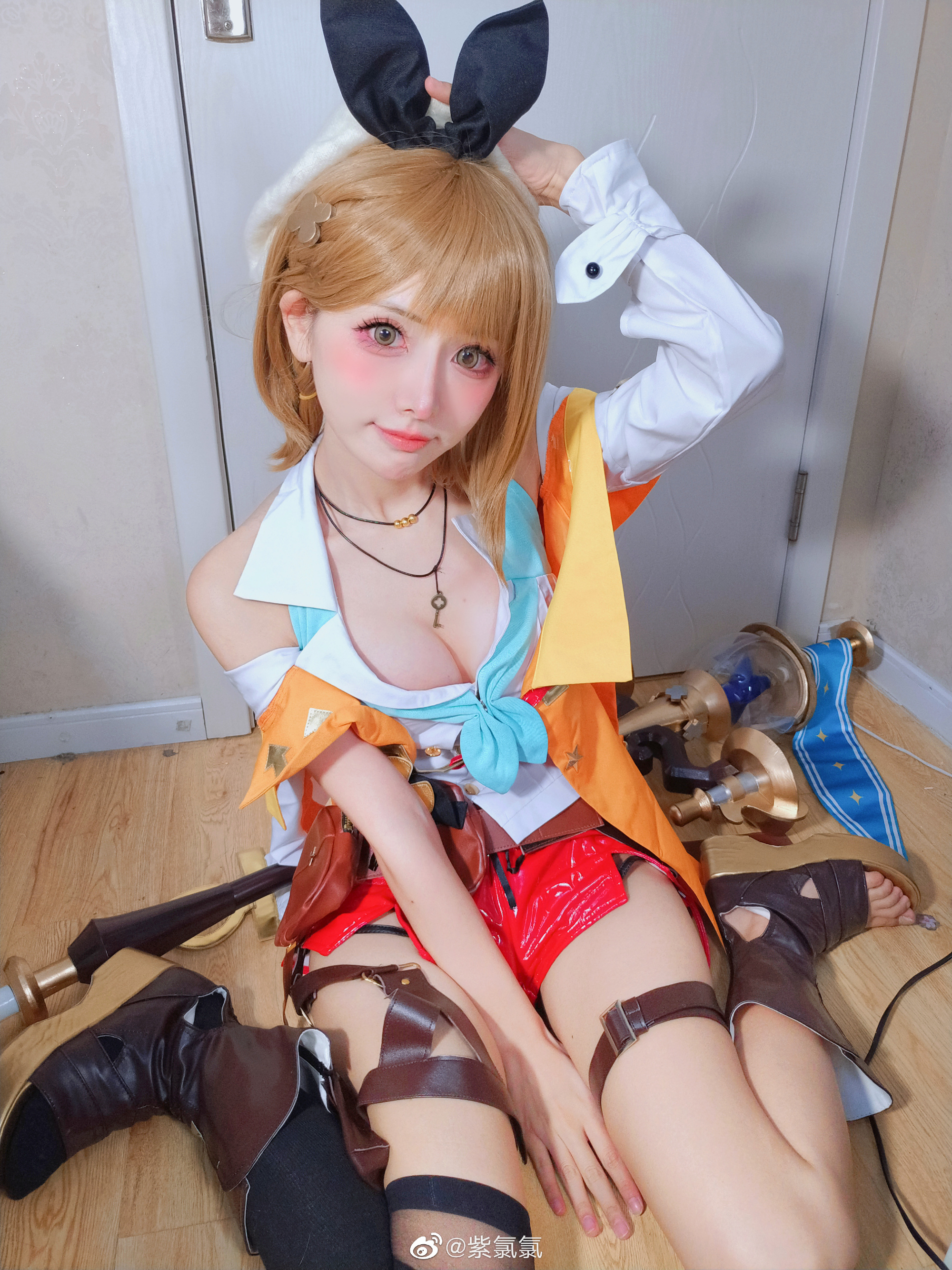 莱莎琳·斯托特，今后请多关照啦！碧蓝航线莱莎联动@紫氯氯 COSPLAY-第2张