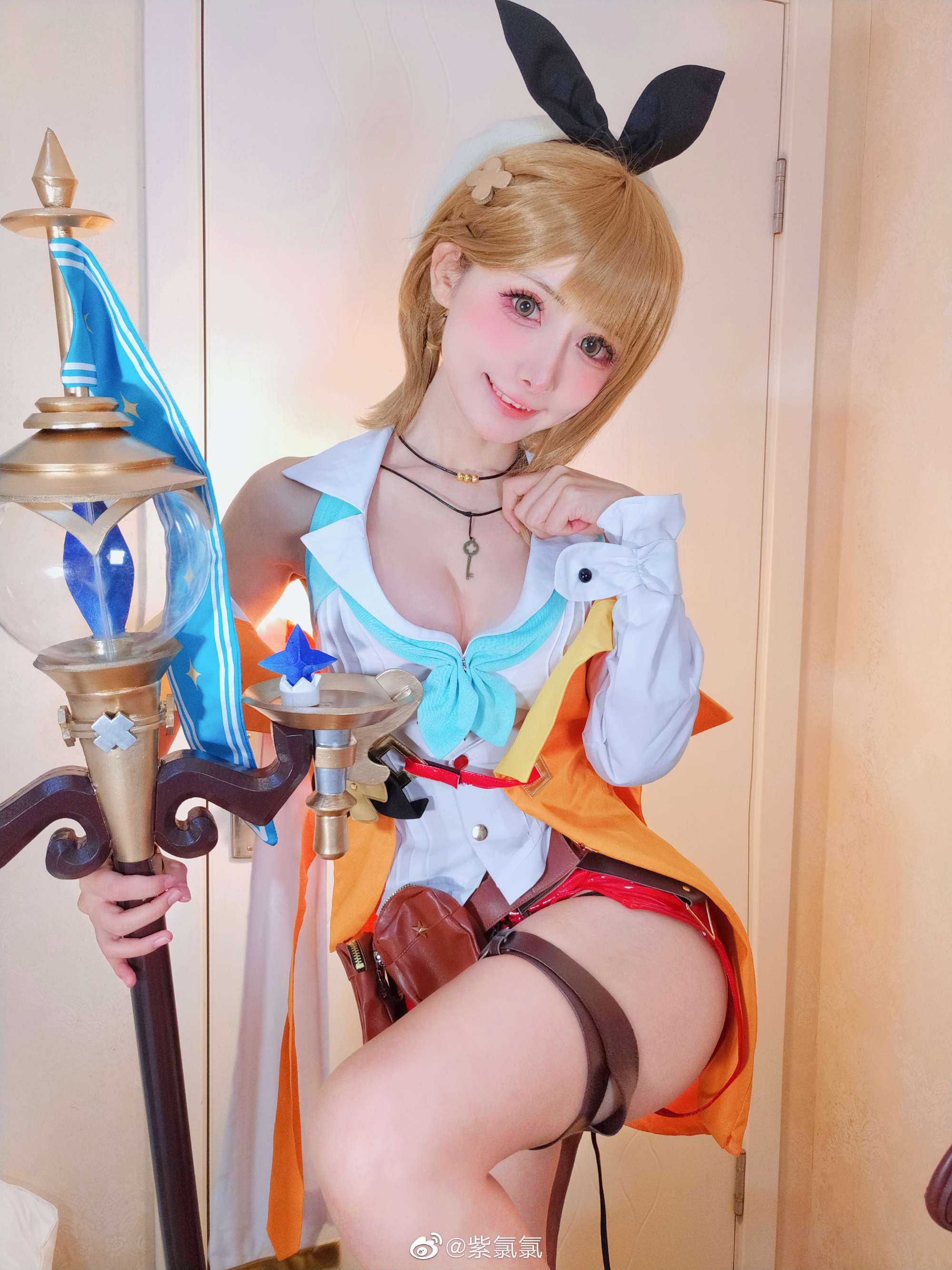 莱莎琳·斯托特，今后请多关照啦！碧蓝航线莱莎联动@紫氯氯 COSPLAY-第3张