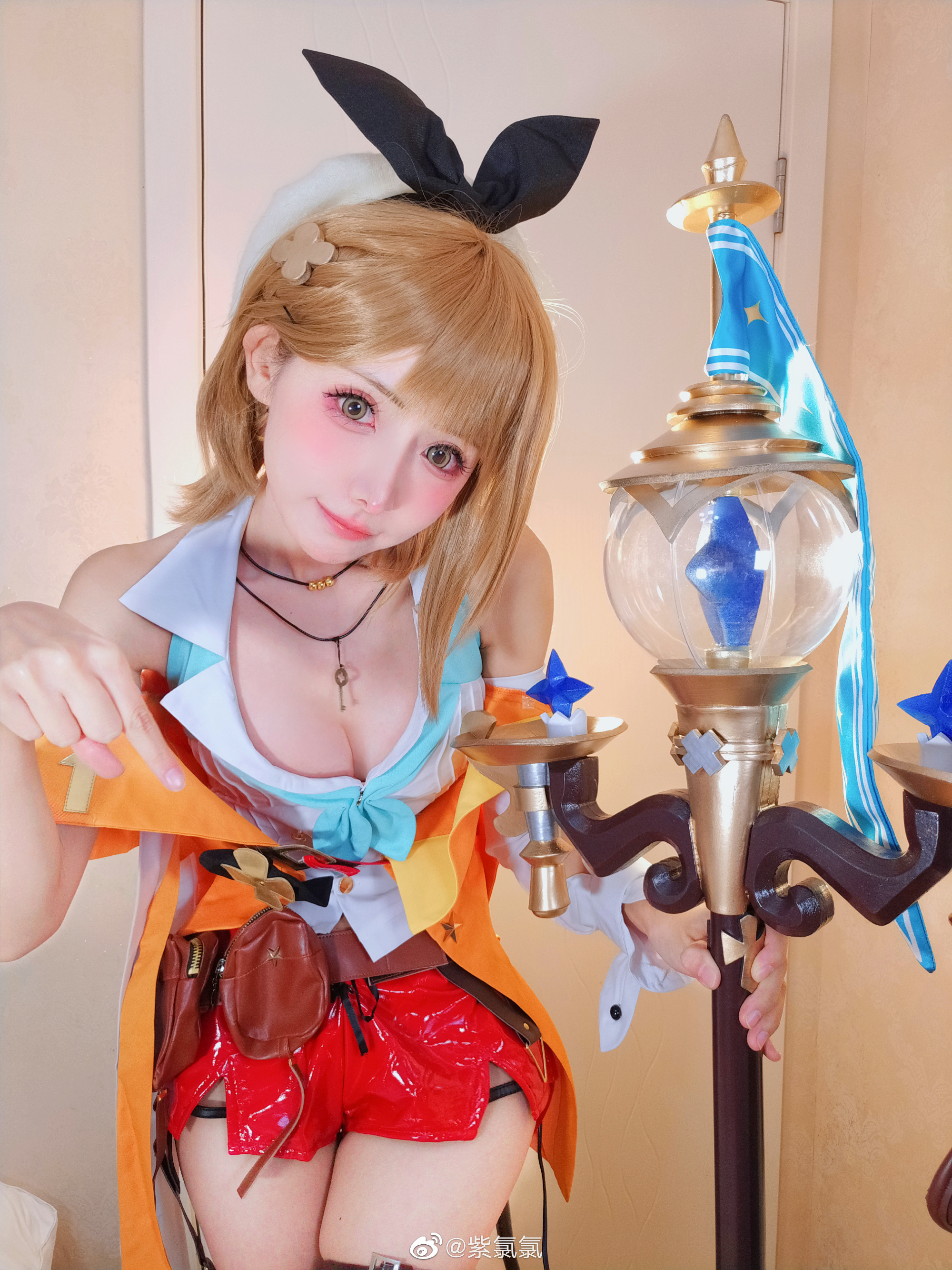 莱莎琳·斯托特，今后请多关照啦！碧蓝航线莱莎联动@紫氯氯 COSPLAY-第5张