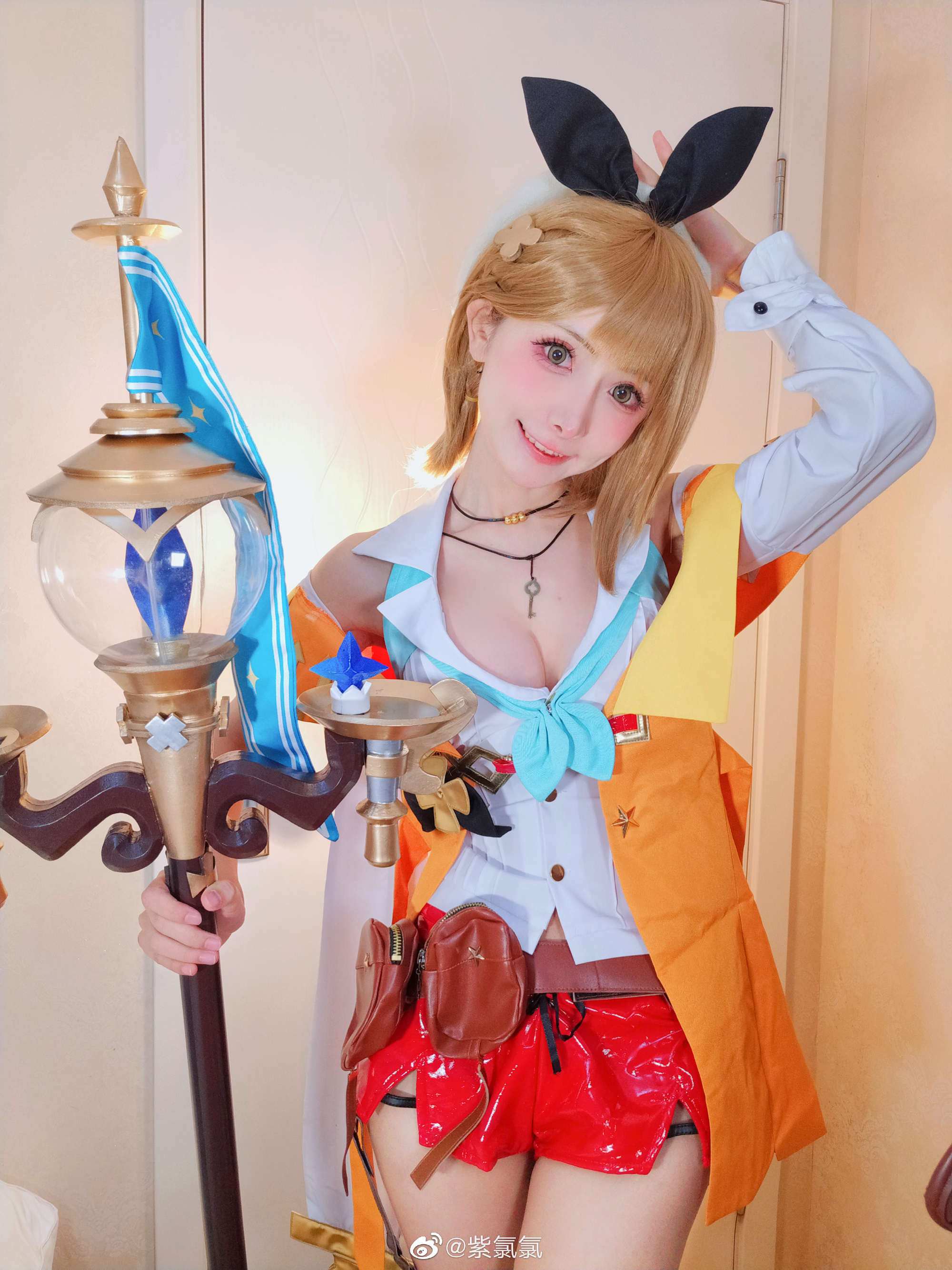 莱莎琳·斯托特，今后请多关照啦！碧蓝航线莱莎联动@紫氯氯 COSPLAY-第6张