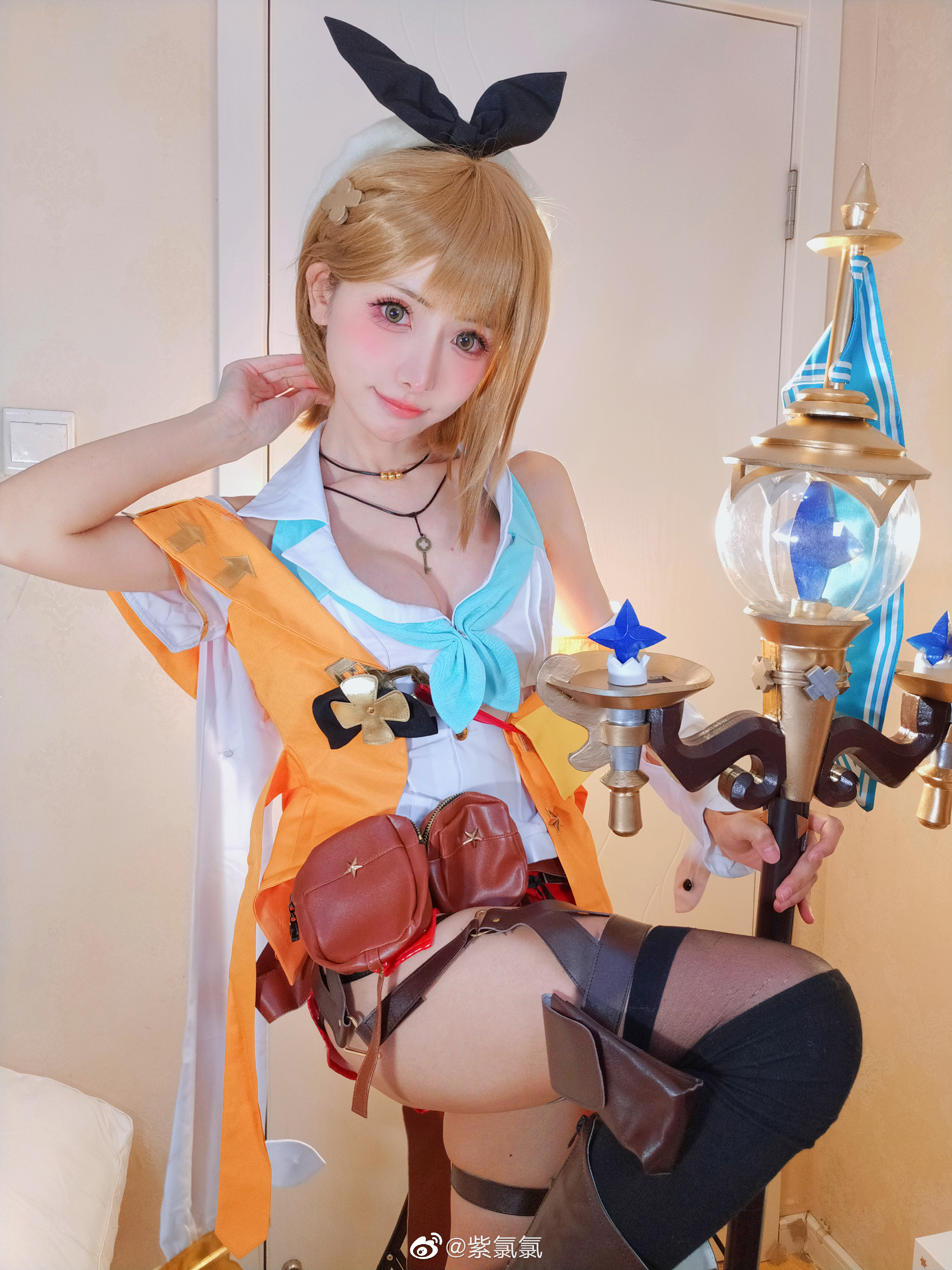 莱莎琳·斯托特，今后请多关照啦！碧蓝航线莱莎联动@紫氯氯 COSPLAY-第7张