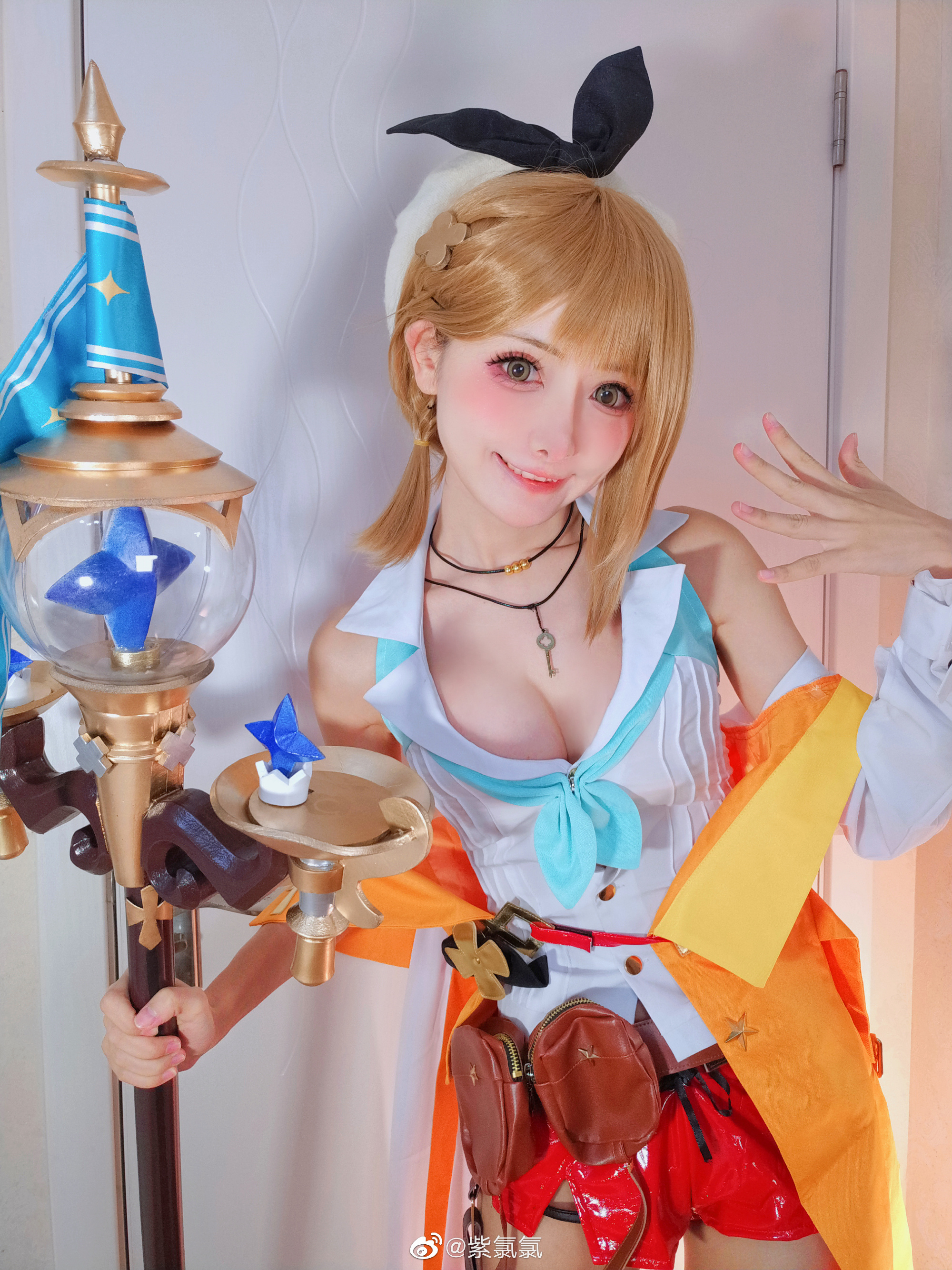 莱莎琳·斯托特，今后请多关照啦！碧蓝航线莱莎联动@紫氯氯 COSPLAY-第9张