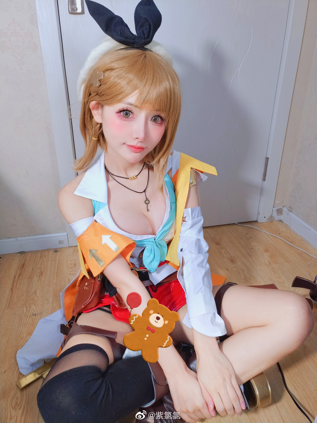 莱莎琳·斯托特，今后请多关照啦！碧蓝航线莱莎联动@紫氯氯 COSPLAY-第10张