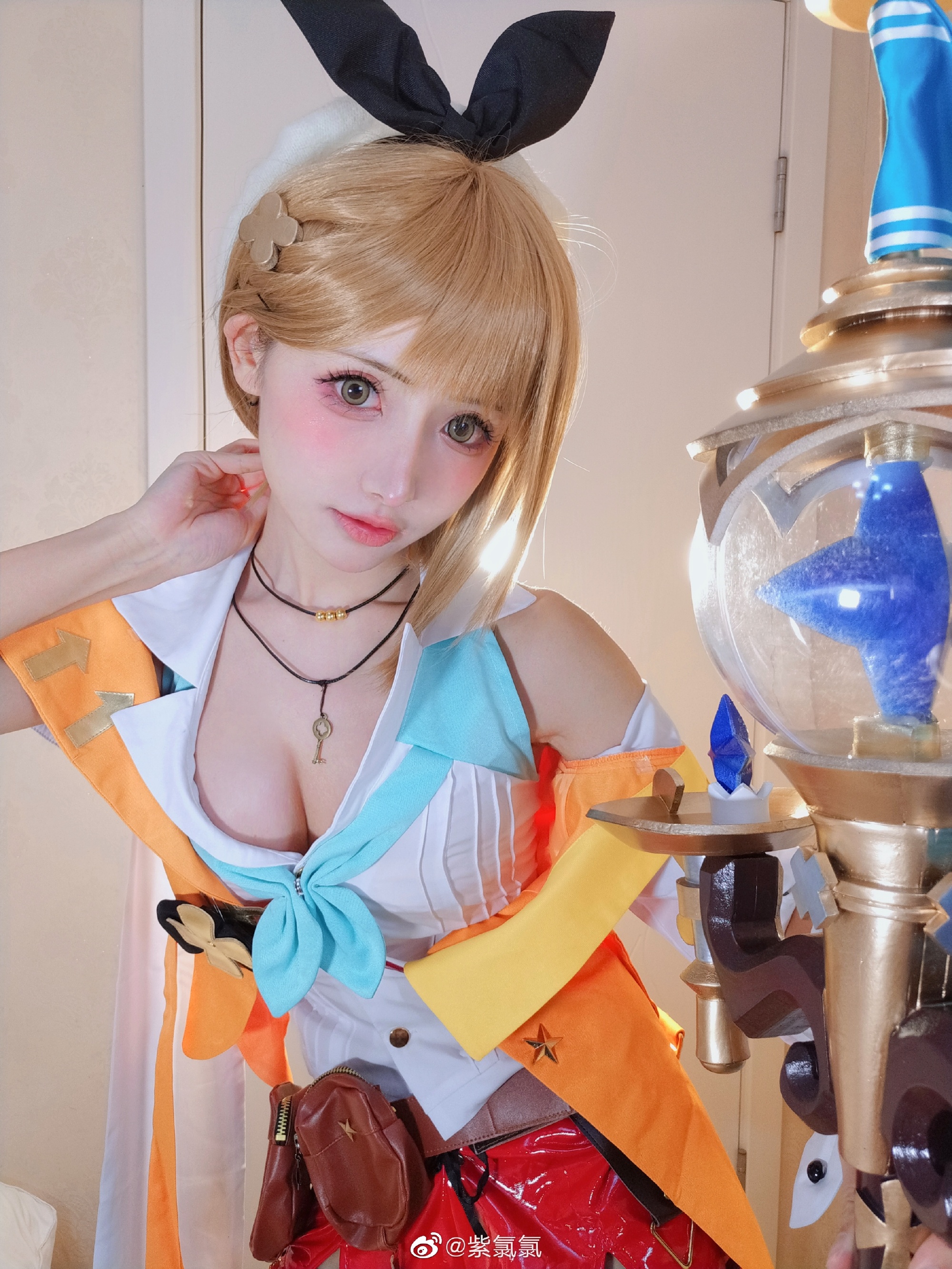 莱莎琳·斯托特，今后请多关照啦！碧蓝航线莱莎联动@紫氯氯 COSPLAY-第11张