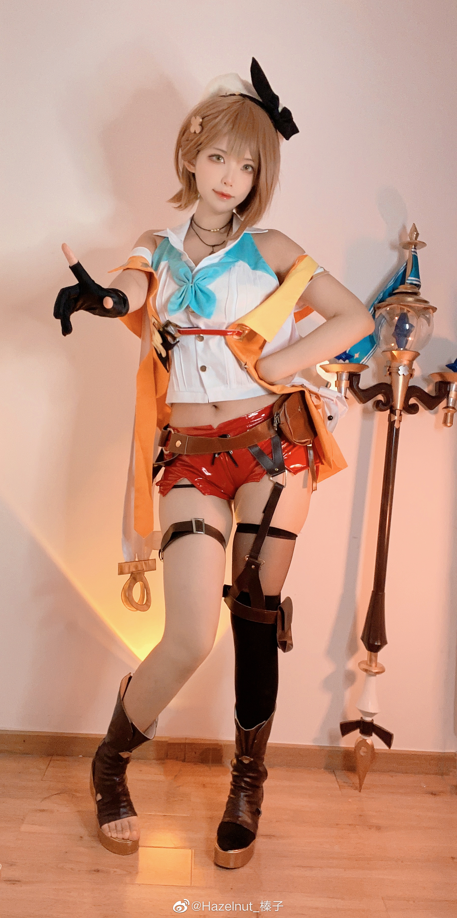 碧蓝航线莱莎联动 我是莱莎琳·斯托特，大家一般叫我莱莎！@Hazelnut_榛子 COSPLAY-第5张