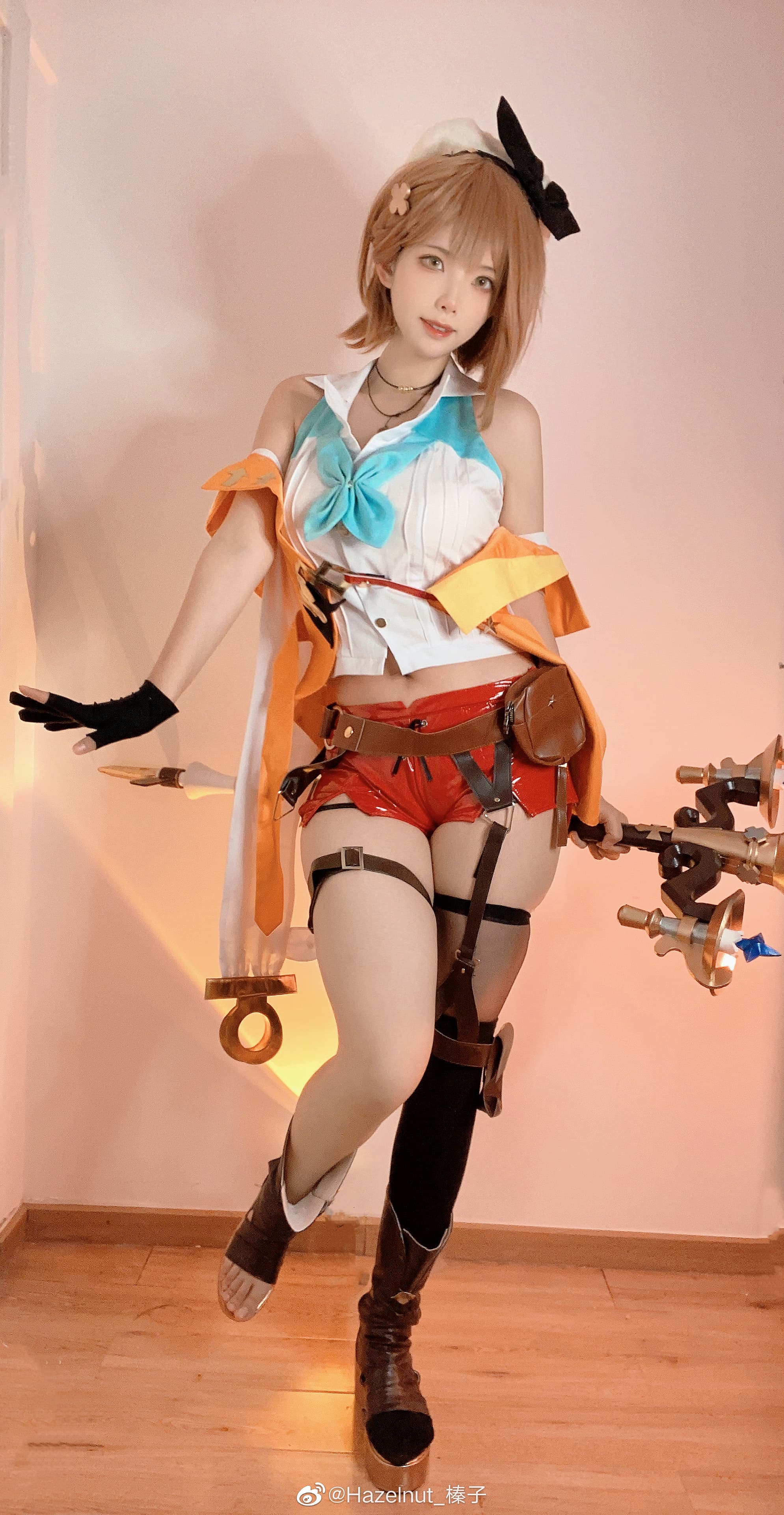 碧蓝航线莱莎联动 我是莱莎琳·斯托特，大家一般叫我莱莎！@Hazelnut_榛子 COSPLAY-第6张
