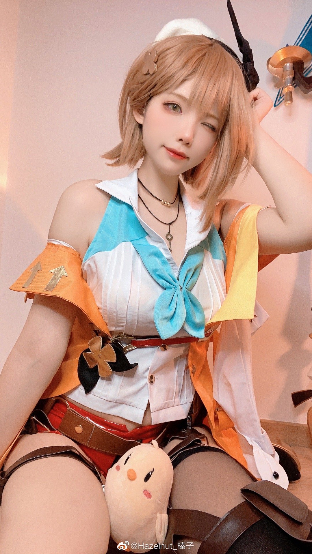 碧蓝航线莱莎联动 我是莱莎琳·斯托特，大家一般叫我莱莎！@Hazelnut_榛子 COSPLAY-第8张