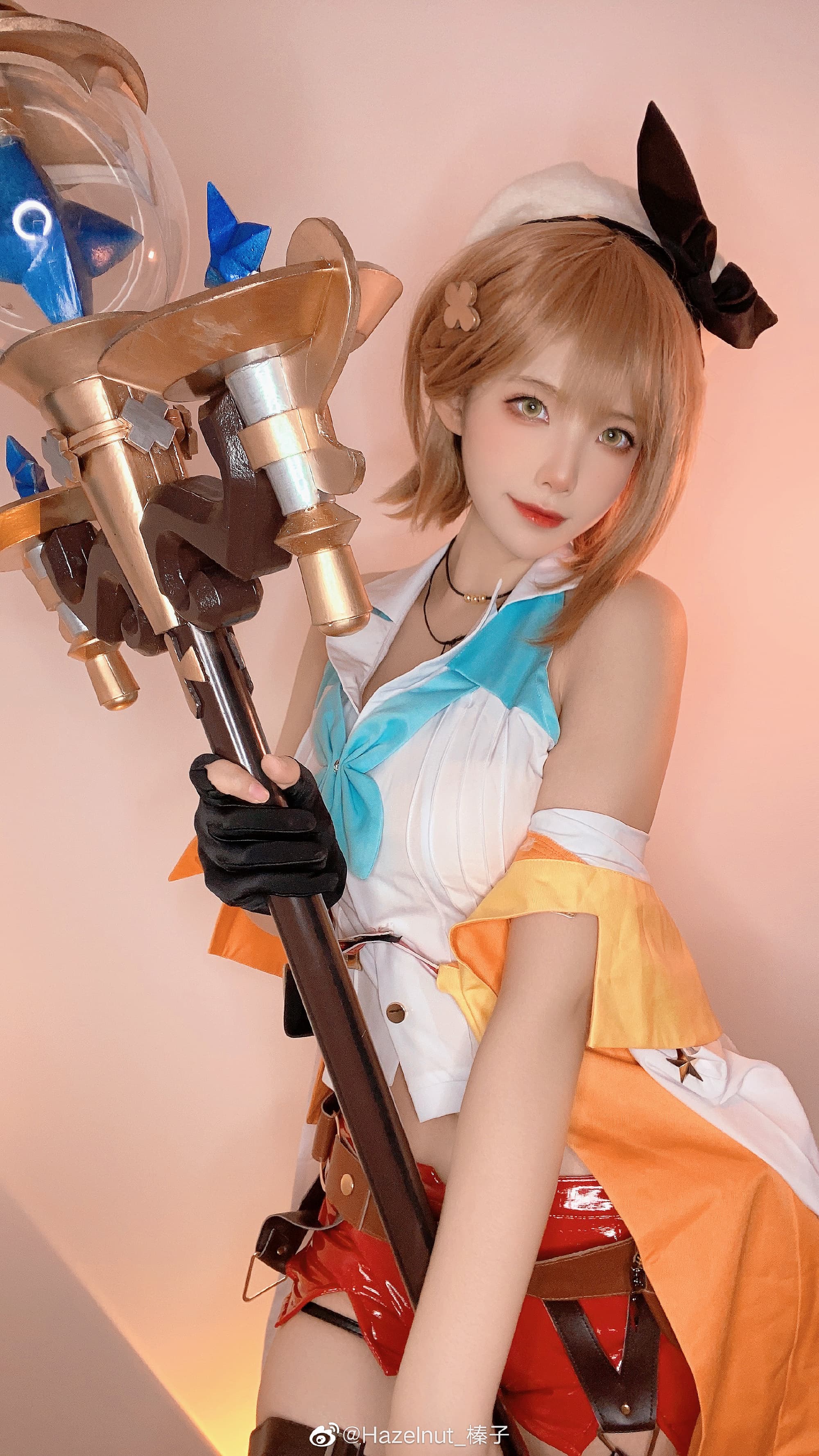 碧蓝航线莱莎联动 我是莱莎琳·斯托特，大家一般叫我莱莎！@Hazelnut_榛子 COSPLAY-第10张