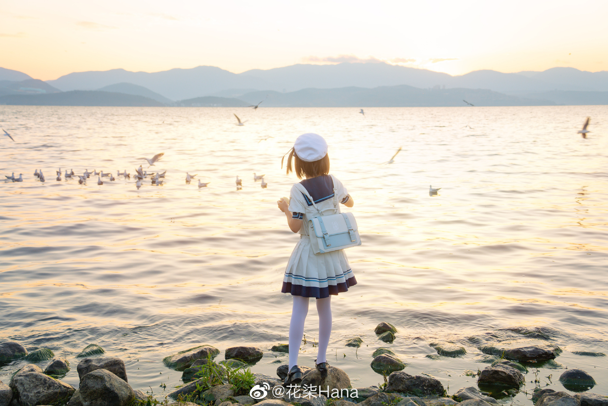 jk 少女写真 靠近光  追随光  成为光@花柒Hana JK-第3张