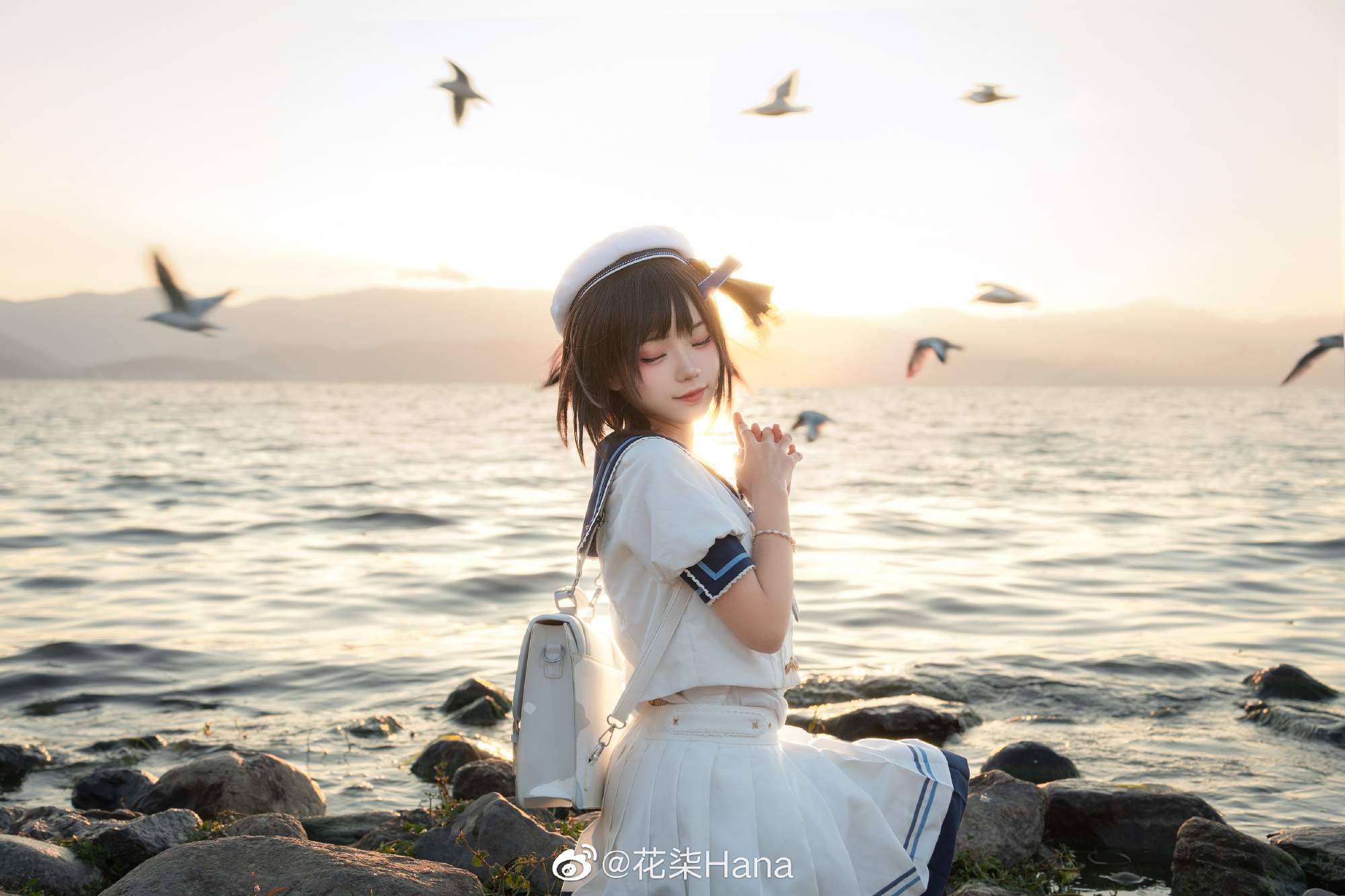 jk 少女写真 靠近光  追随光  成为光@花柒Hana JK-第4张