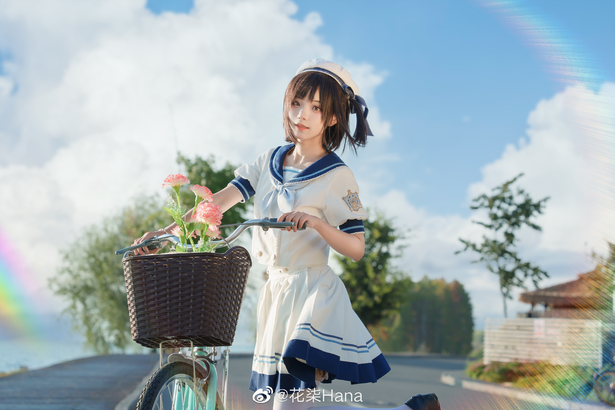 jk 少女写真 靠近光  追随光  成为光@花柒Hana JK-第5张