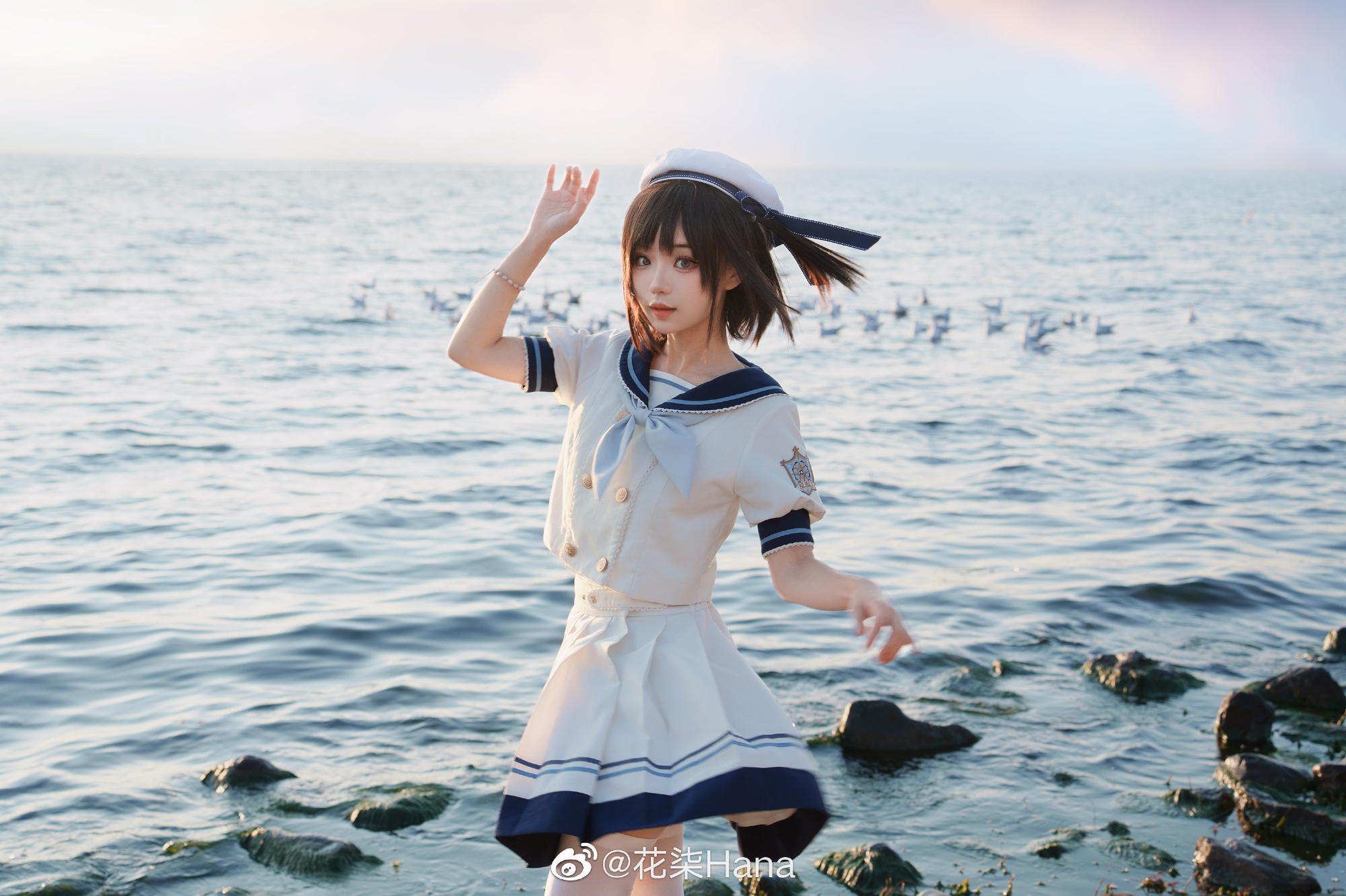 jk 少女写真 靠近光  追随光  成为光@花柒Hana JK-第8张