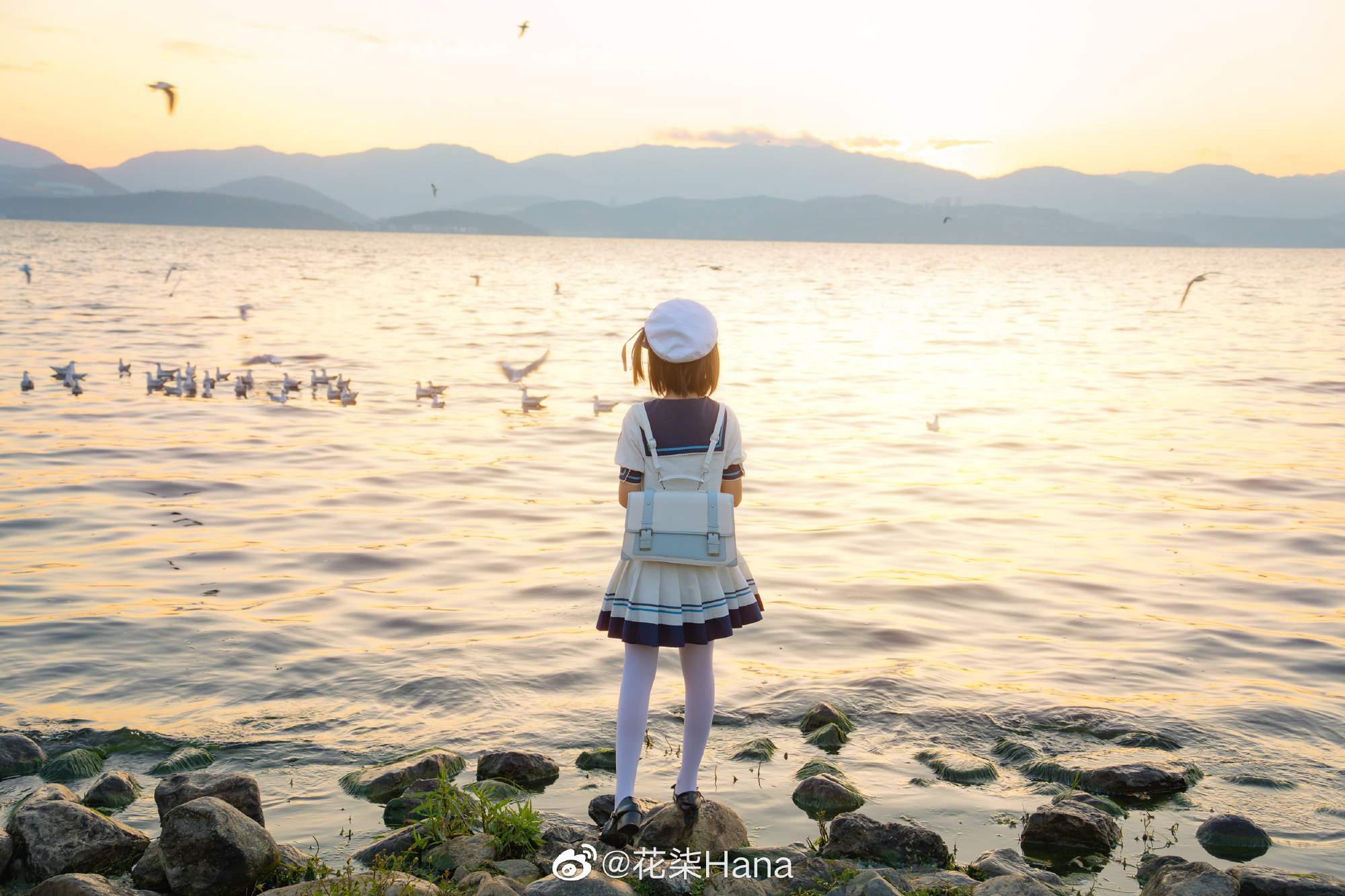 jk 少女写真 靠近光  追随光  成为光@花柒Hana JK-第12张
