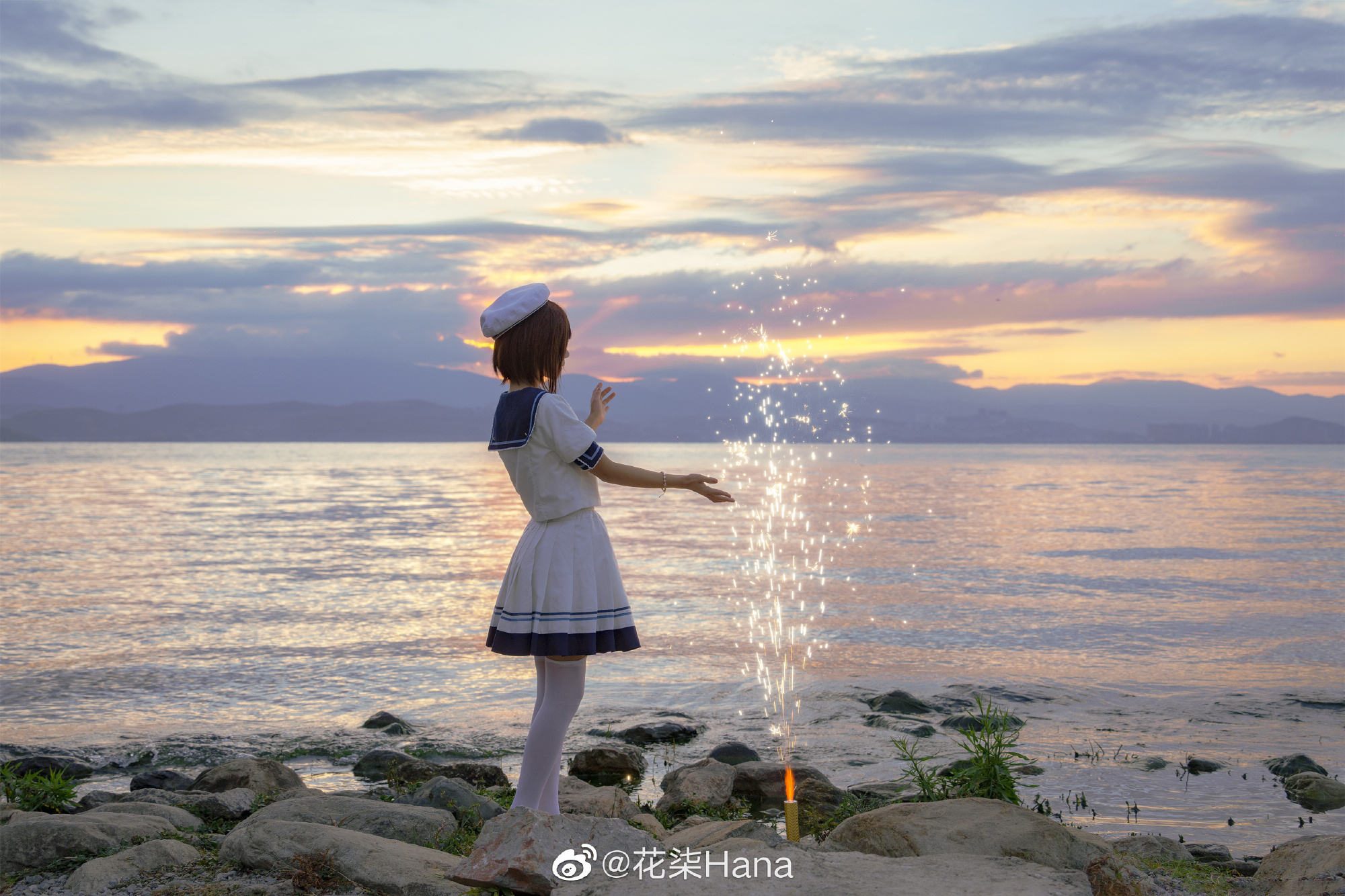 jk 少女写真 靠近光  追随光  成为光@花柒Hana JK-第13张