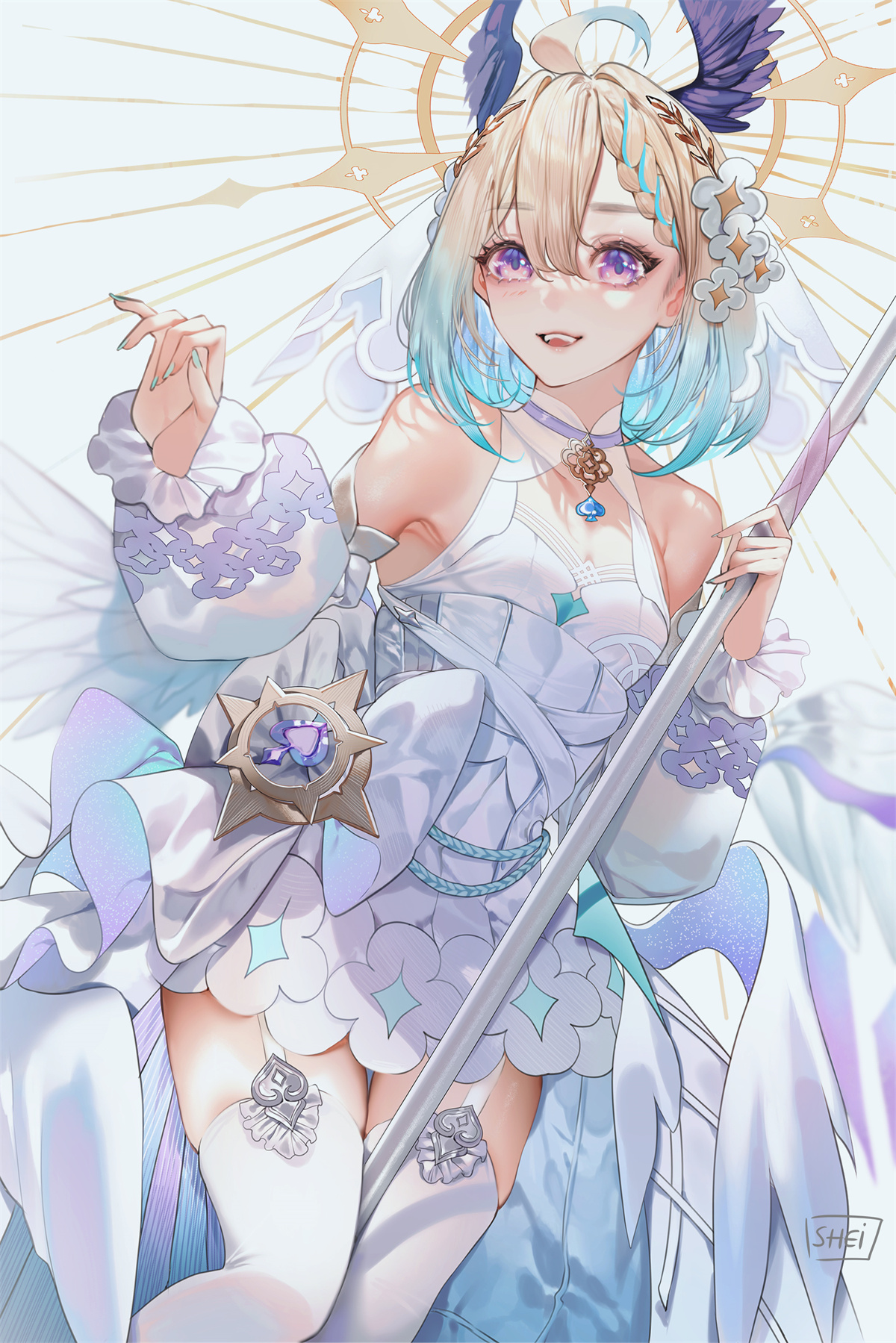 【插画美图】JK制服 原神纳西妲 胡桃 天音彼方 黑丝制服 每日热榜壁纸推荐 P站美图-第4张