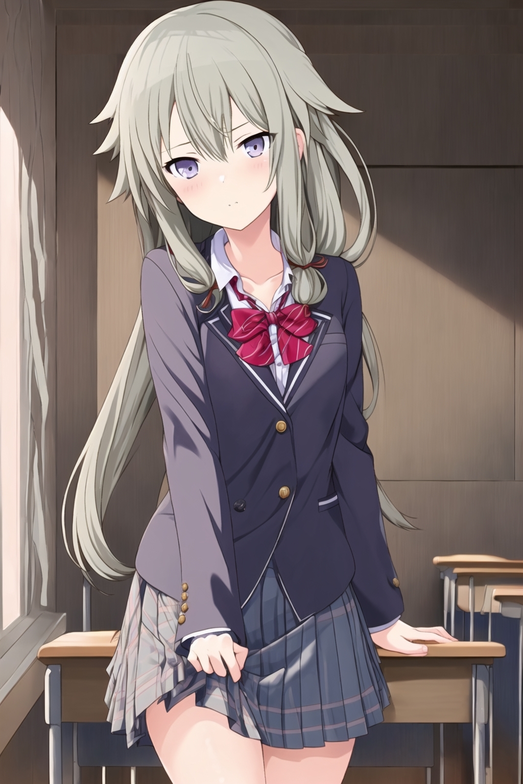 【插画美图】JK制服 原神纳西妲 胡桃 天音彼方 黑丝制服 每日热榜壁纸推荐 P站美图-第5张