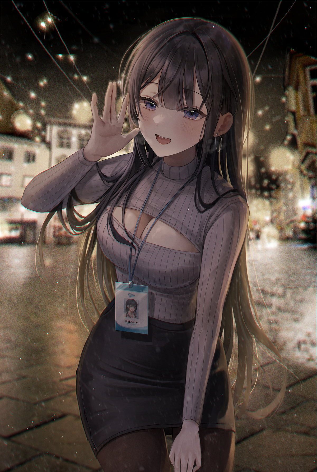 【插画美图】JK制服 原神纳西妲 胡桃 天音彼方 黑丝制服 每日热榜壁纸推荐 P站美图-第10张