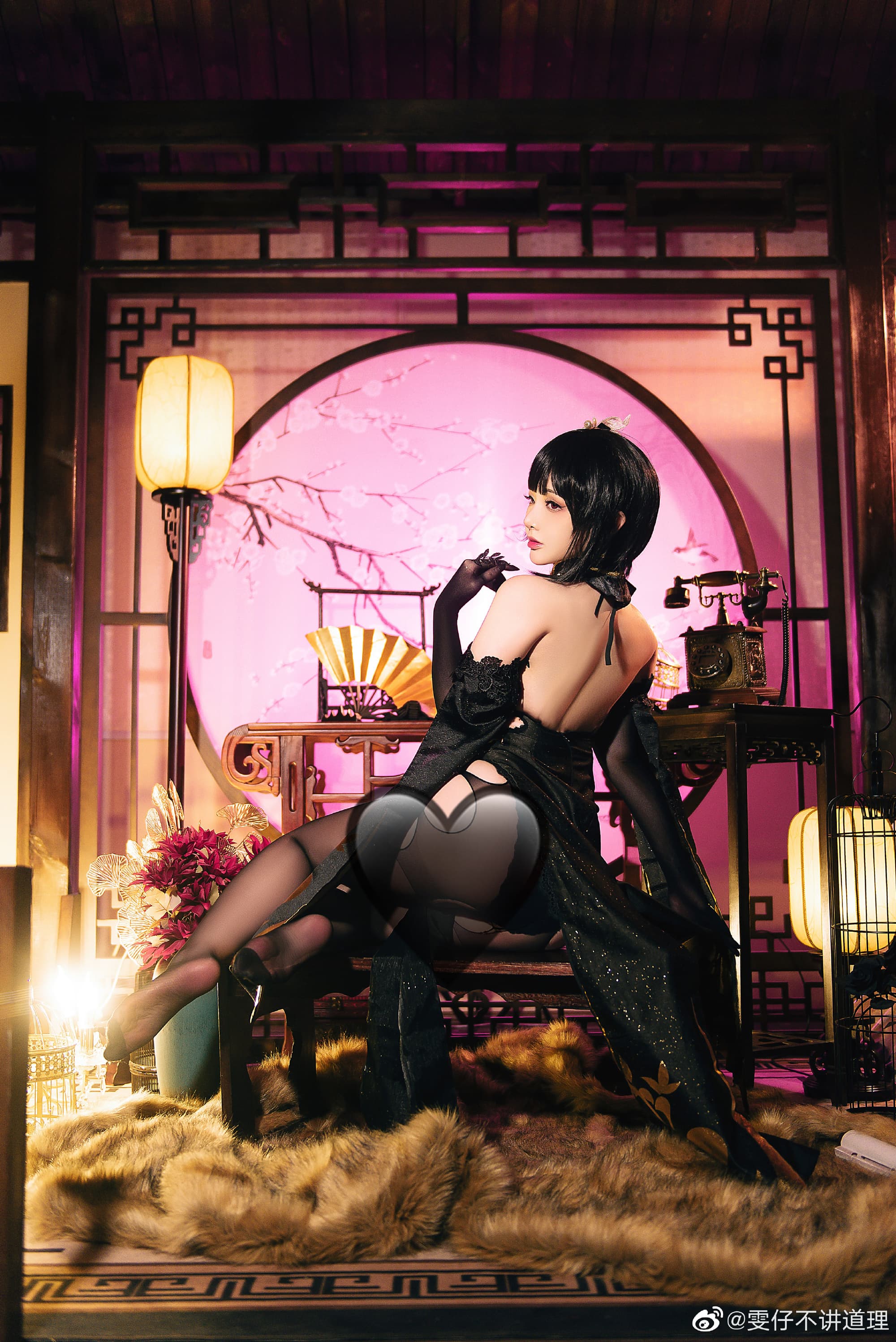 碧蓝航线 镇海 奇响华殿 ❤️@雯仔不讲道理 COSPLAY-第2张