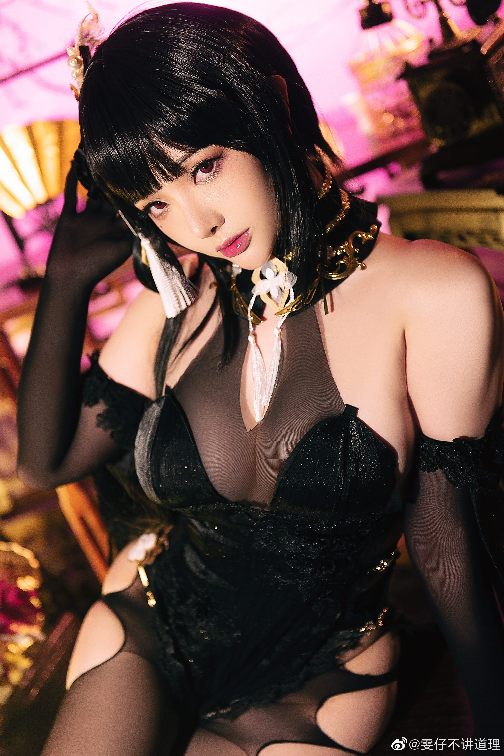 碧蓝航线 镇海 奇响华殿 ❤️@雯仔不讲道理 COSPLAY-第4张