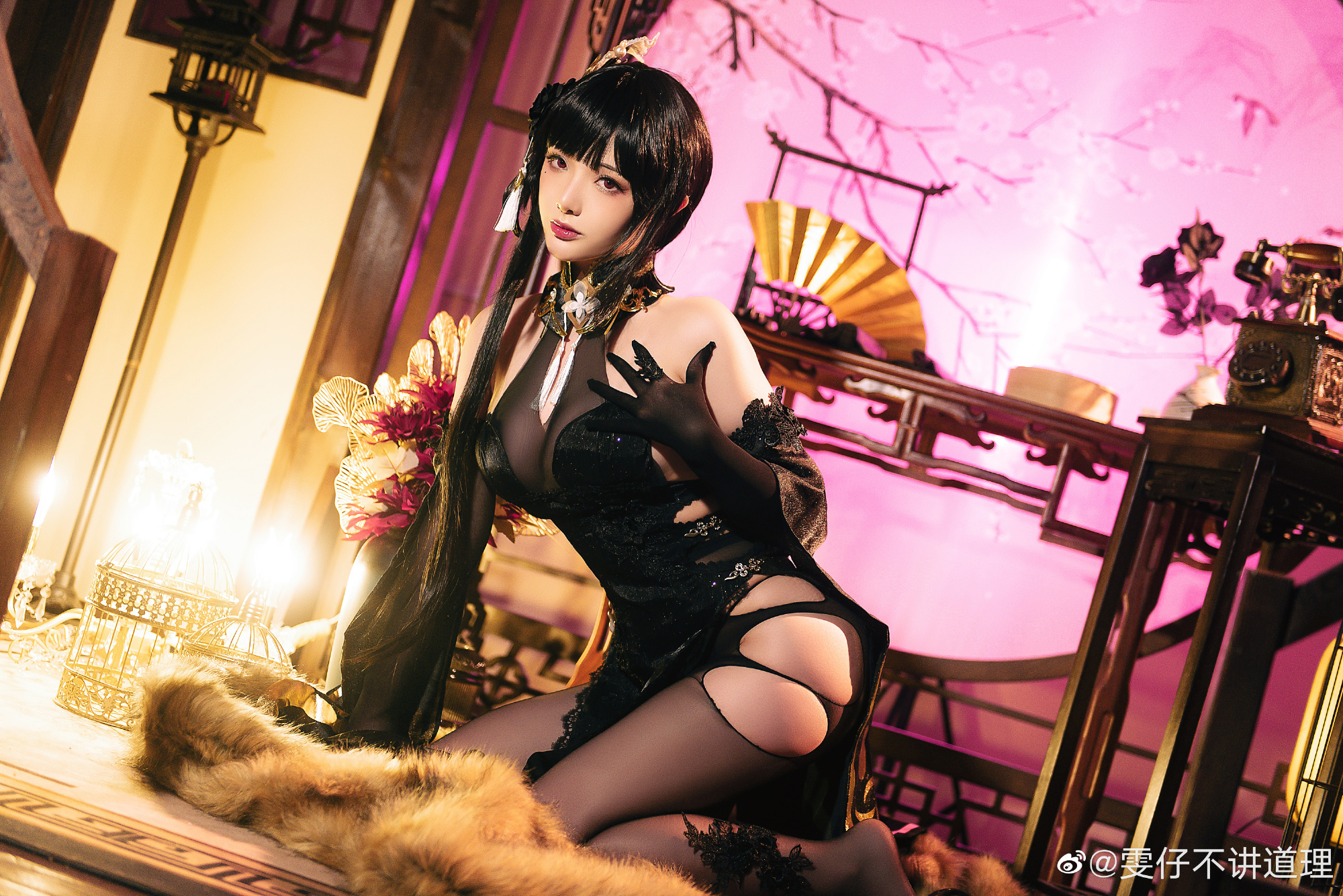碧蓝航线 镇海 奇响华殿 ❤️@雯仔不讲道理 COSPLAY-第5张