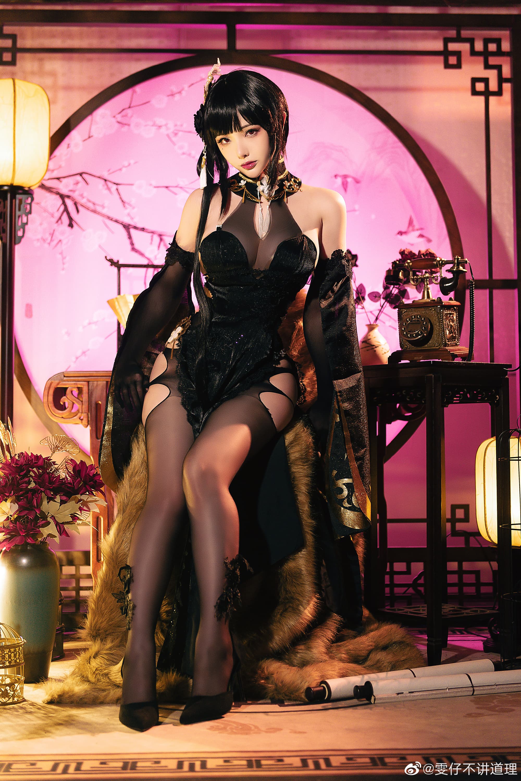 碧蓝航线 镇海 奇响华殿 ❤️@雯仔不讲道理 COSPLAY-第7张
