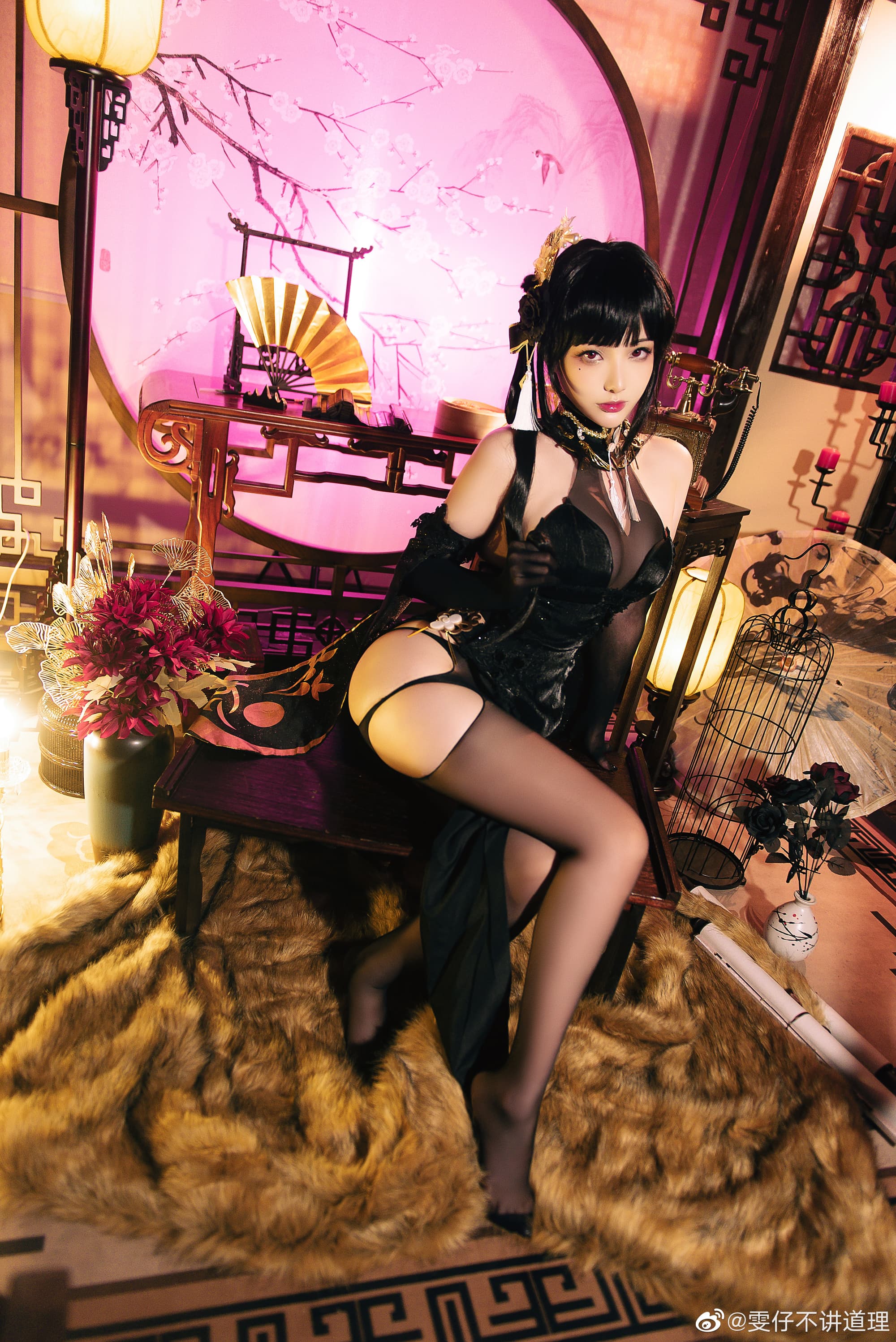 碧蓝航线 镇海 奇响华殿 ❤️@雯仔不讲道理 COSPLAY-第8张