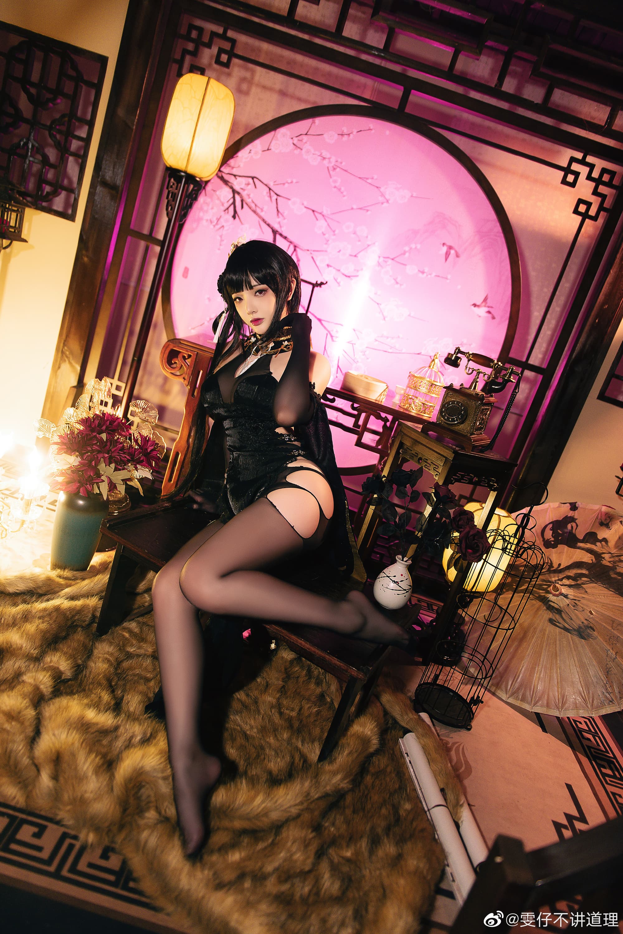 碧蓝航线 镇海 奇响华殿 ❤️@雯仔不讲道理 COSPLAY-第9张