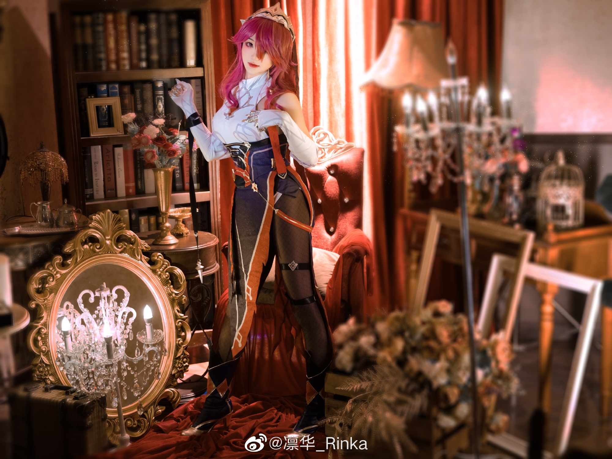 对于我而言，做这些比过正统修女生活简单多了 原神 罗莎莉亚@凛华_Rinka COSPLAY-第2张