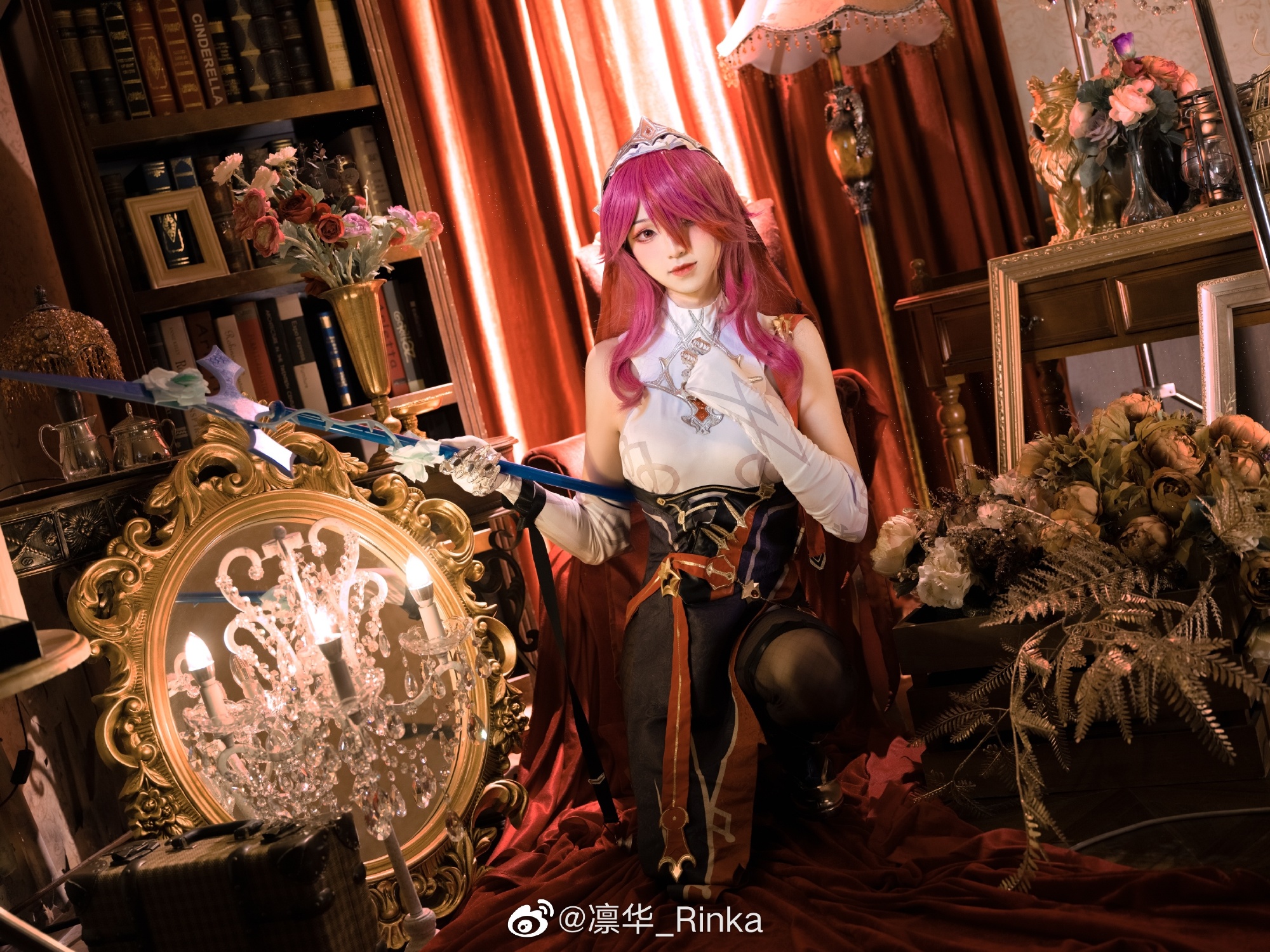 对于我而言，做这些比过正统修女生活简单多了 原神 罗莎莉亚@凛华_Rinka COSPLAY-第3张