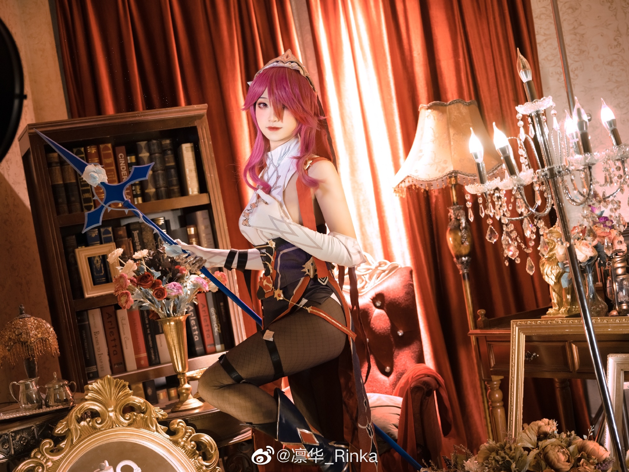 对于我而言，做这些比过正统修女生活简单多了 原神 罗莎莉亚@凛华_Rinka COSPLAY-第7张