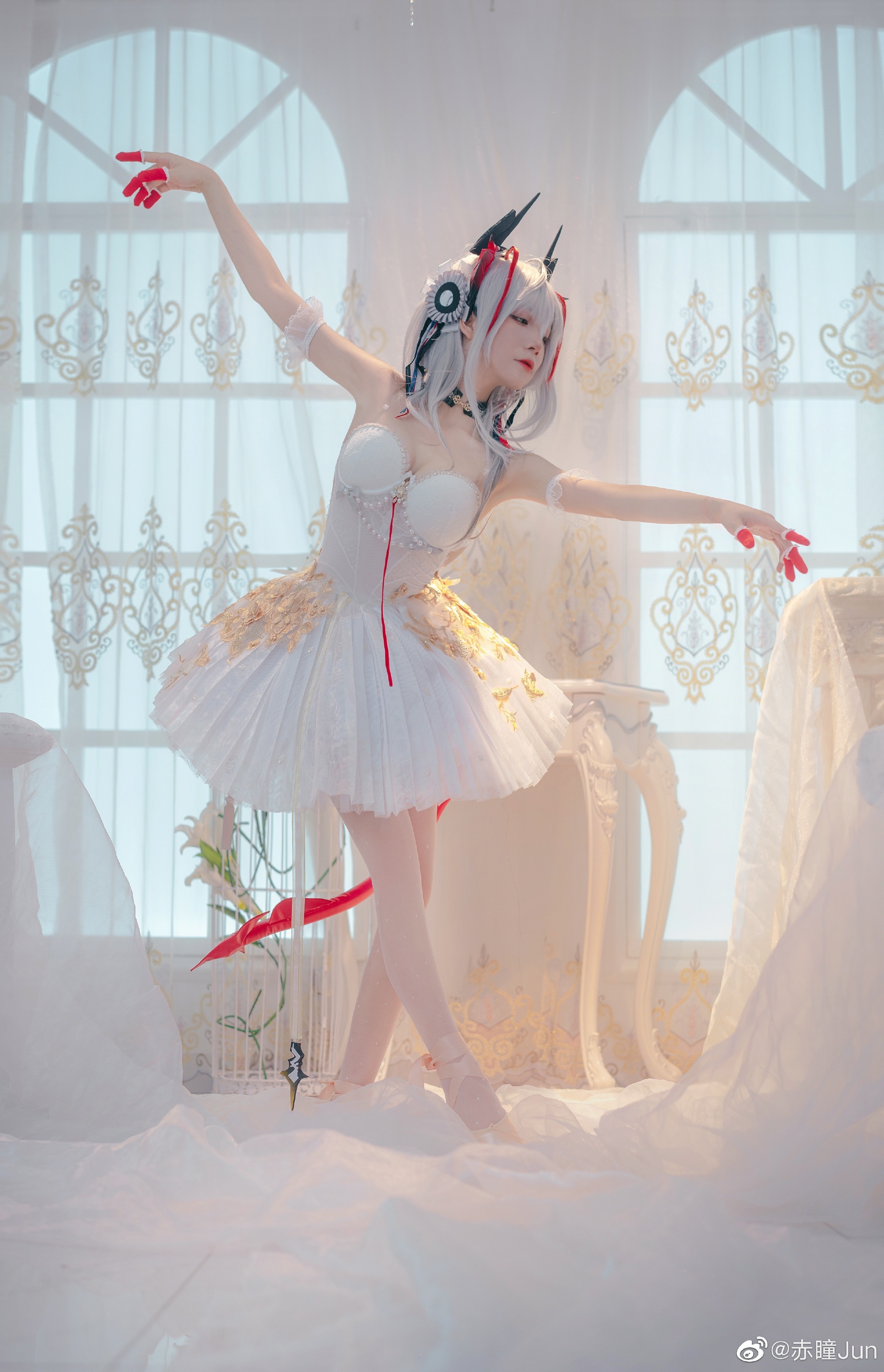 【COS】明日方舟 W·芭蕾 @赤瞳Jun COSPLAY-第2张