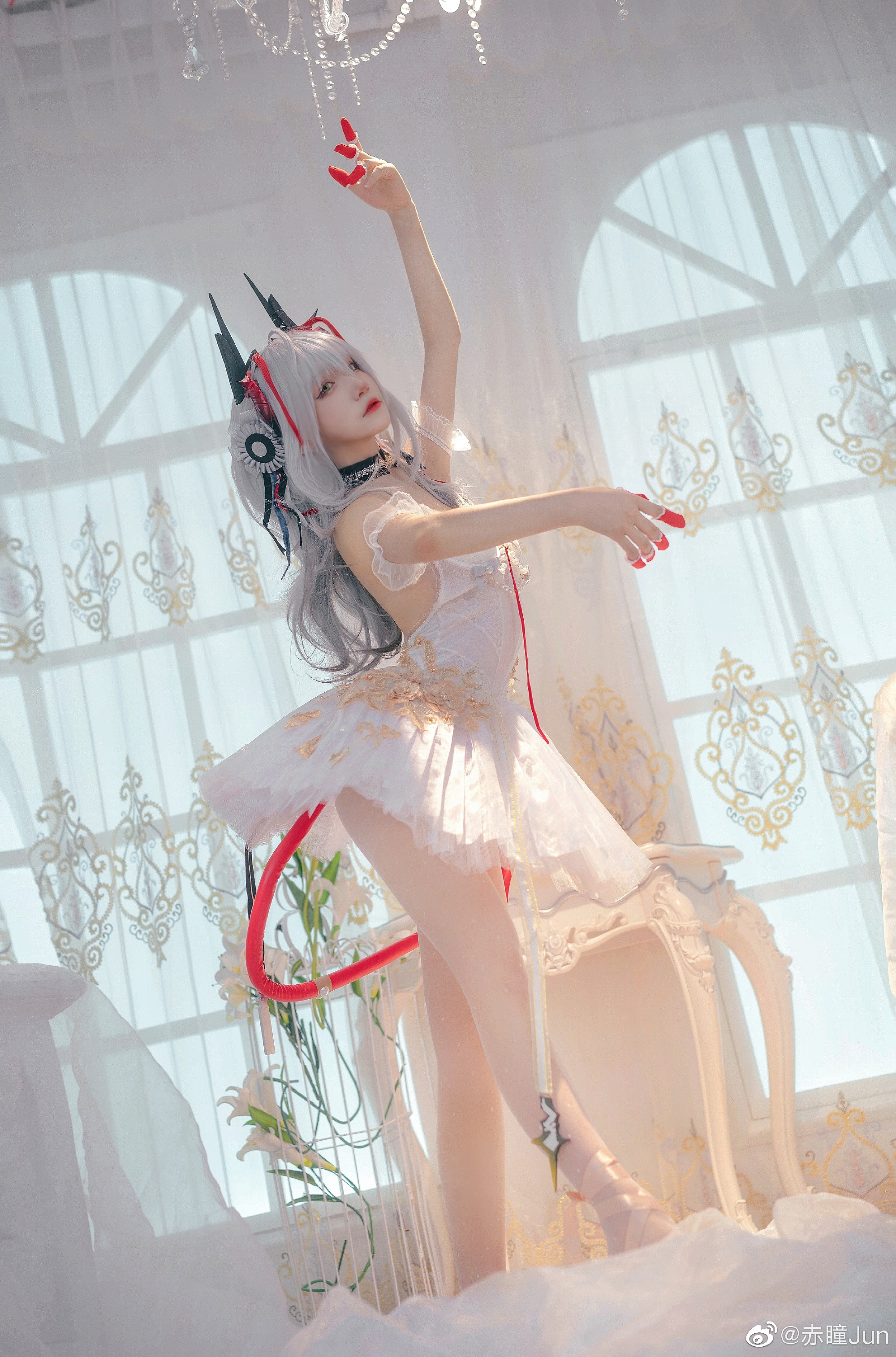 【COS】明日方舟 W·芭蕾 @赤瞳Jun COSPLAY-第6张