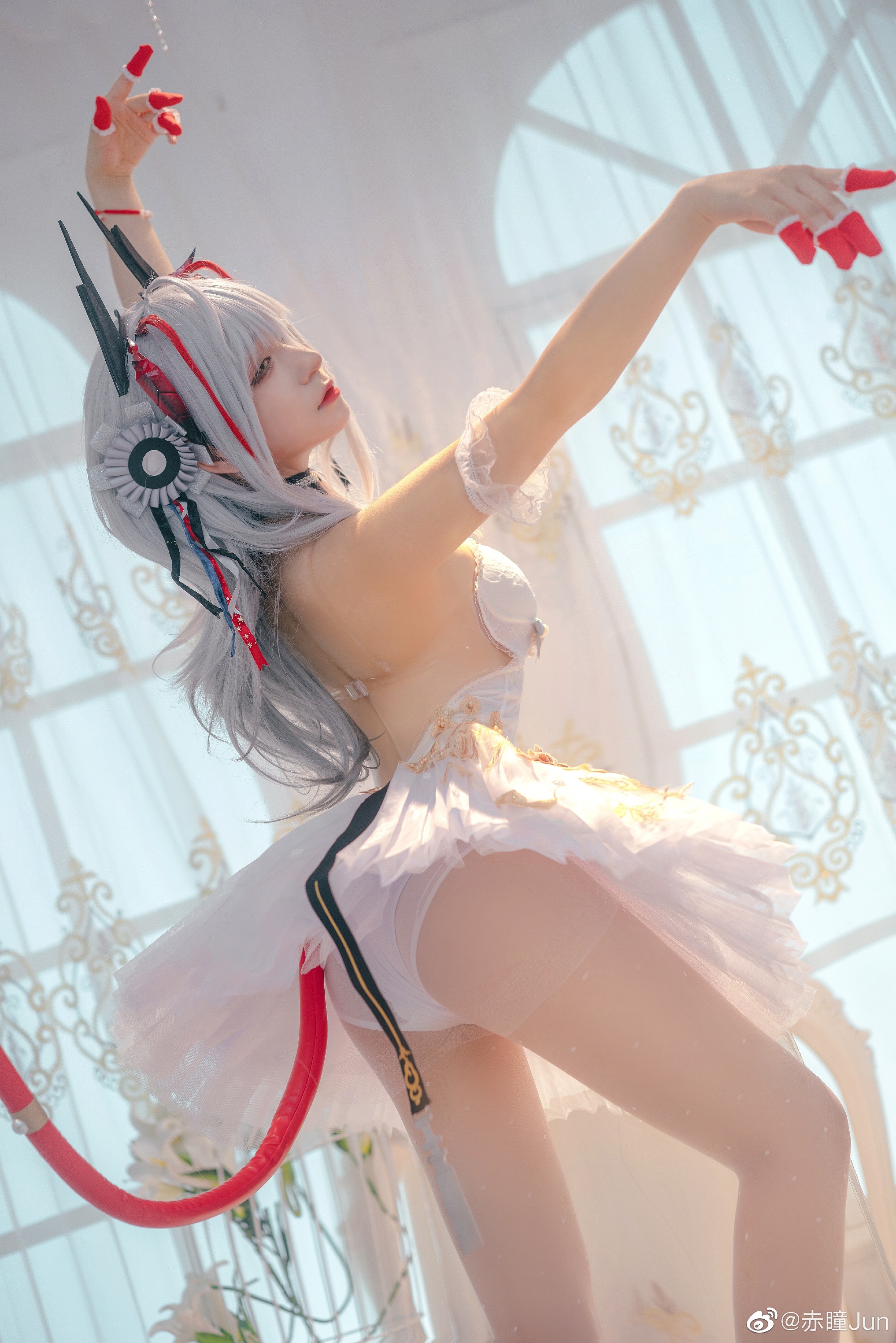 【COS】明日方舟 W·芭蕾 @赤瞳Jun COSPLAY-第8张
