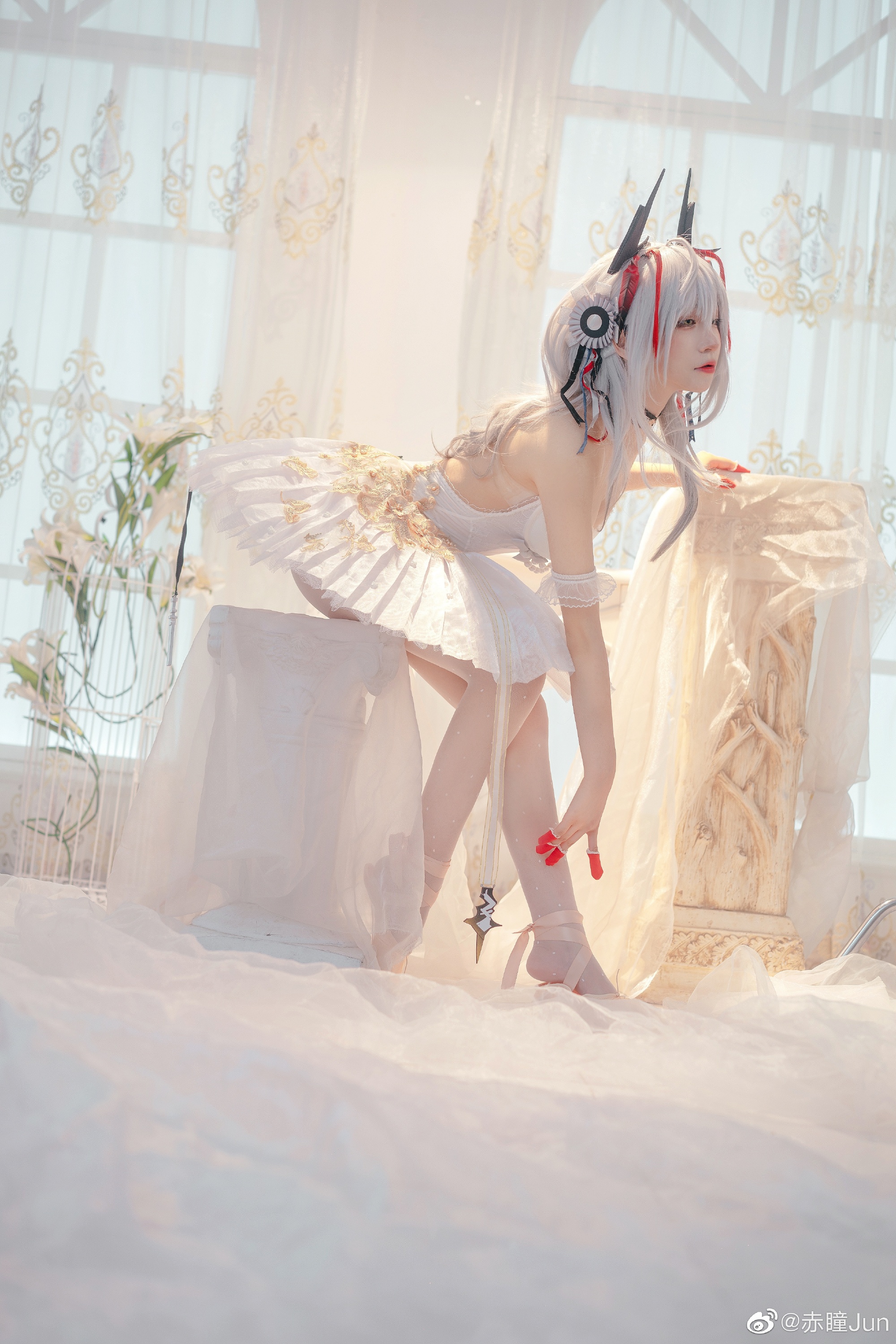 【COS】明日方舟 W·芭蕾 @赤瞳Jun COSPLAY-第12张