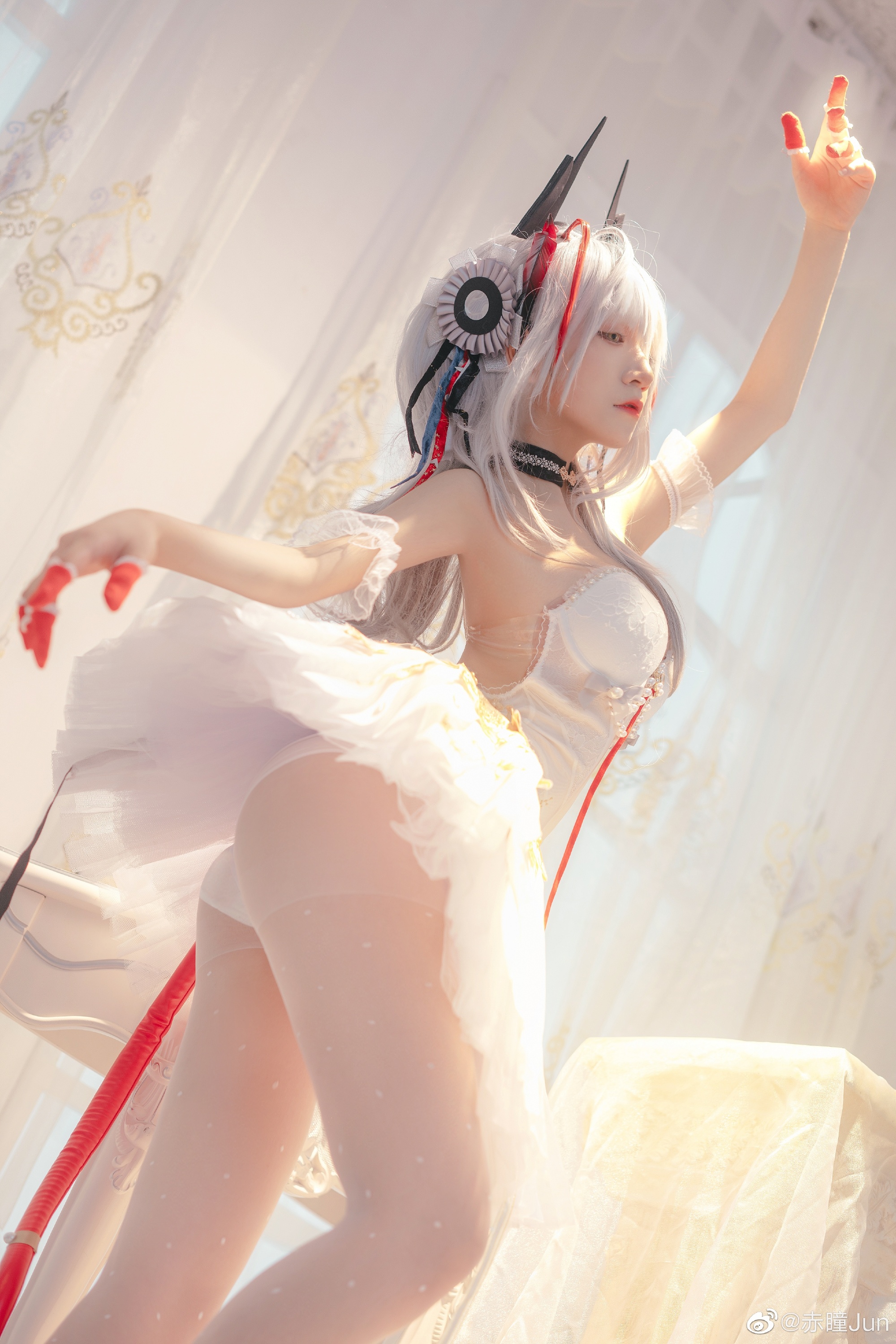 【COS】明日方舟 W·芭蕾 @赤瞳Jun COSPLAY-第16张