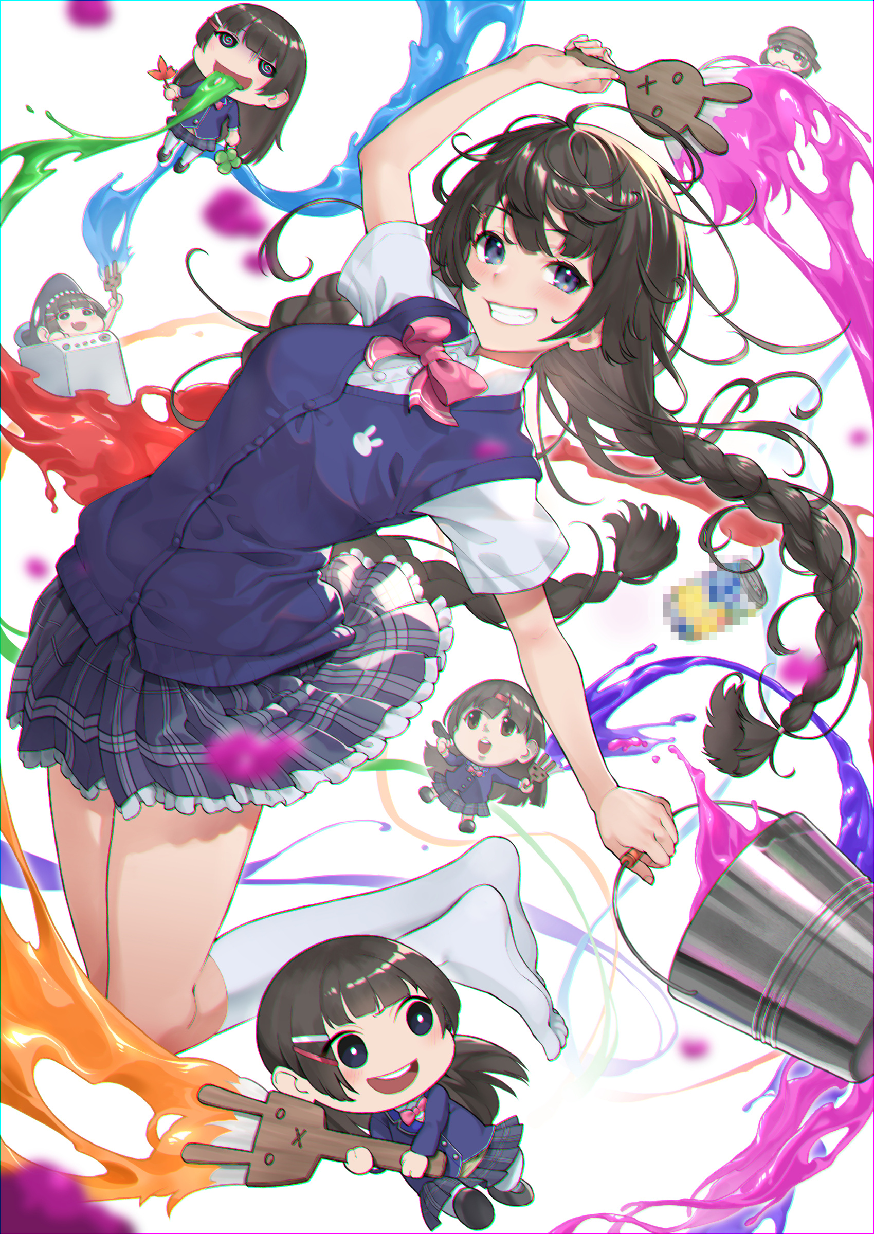 【P站画师】可爱的萌妹子们！画师華葡(かぶ。)的插画作品推荐 - dimtown.COM