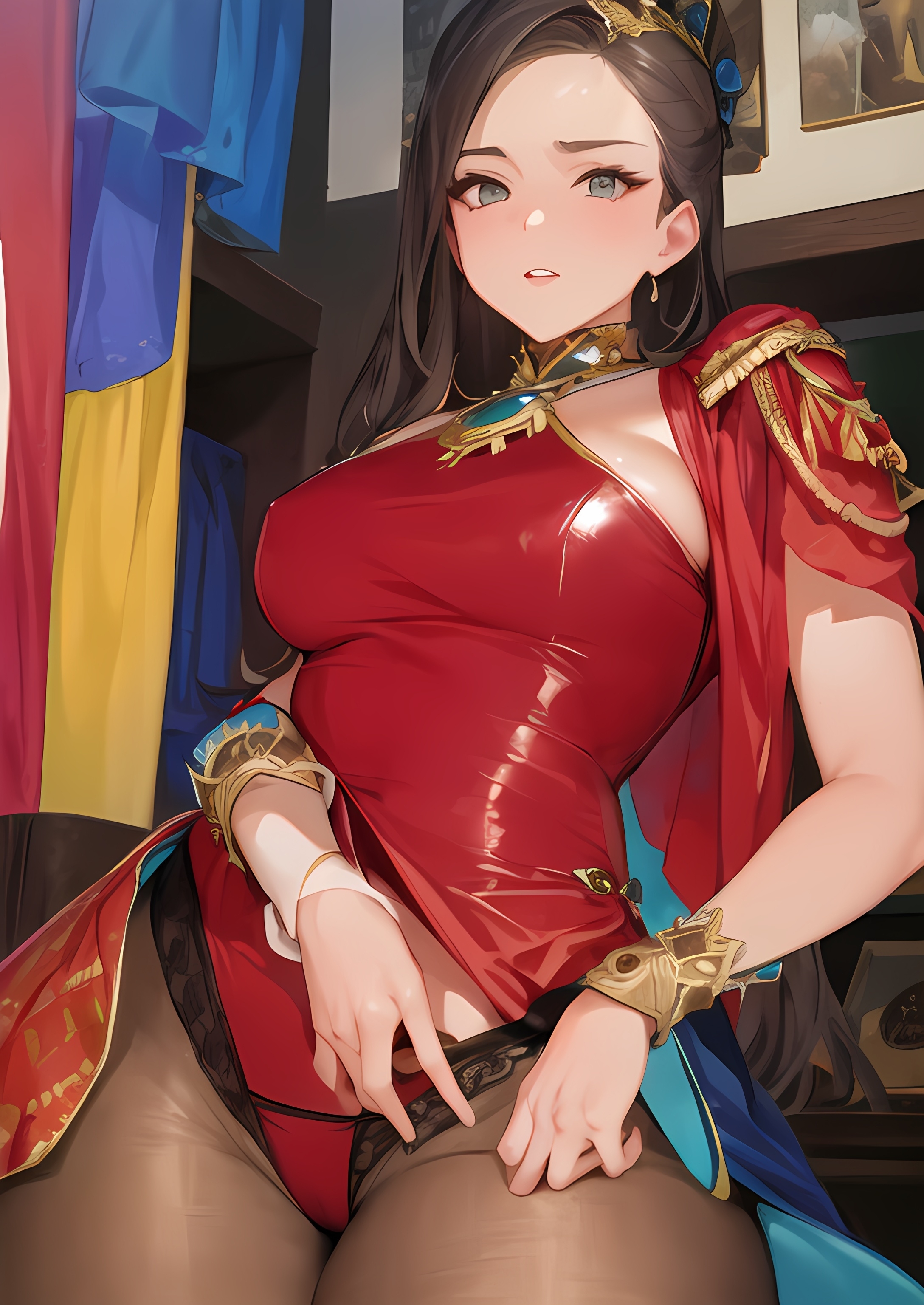 【ai绘画】比基尼，长腿，大胸，翘臀，大屁股 插画-第4张